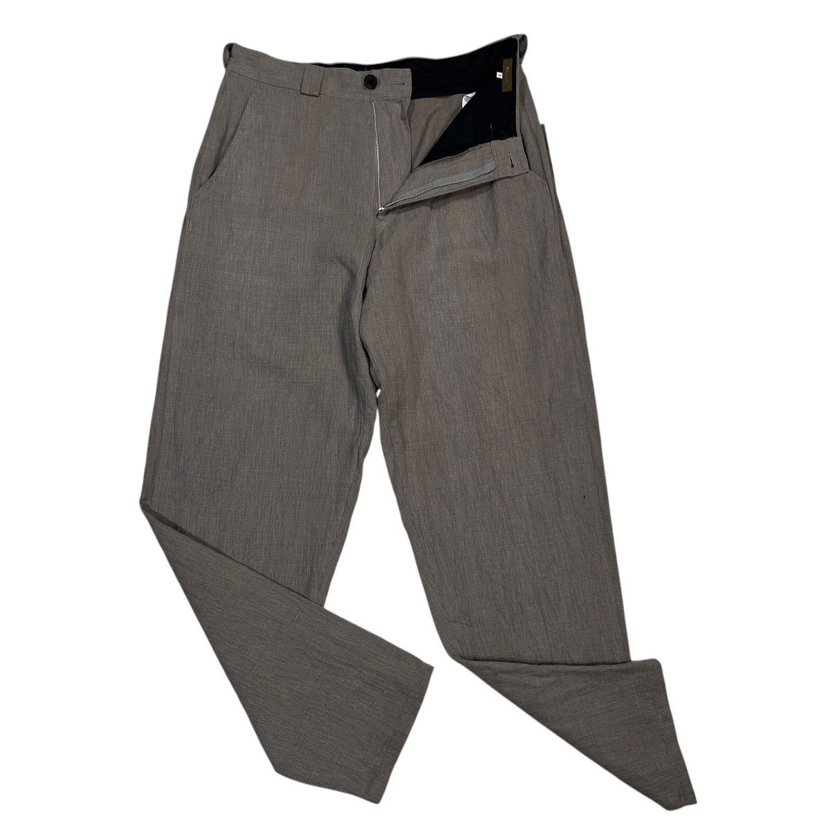 Yohji Yamamoto 💥 Y's For Men Yohji Yamamoto men Linen Cotton Trouser Pant Size US 34 / EU 50 - 8 Thumbnail