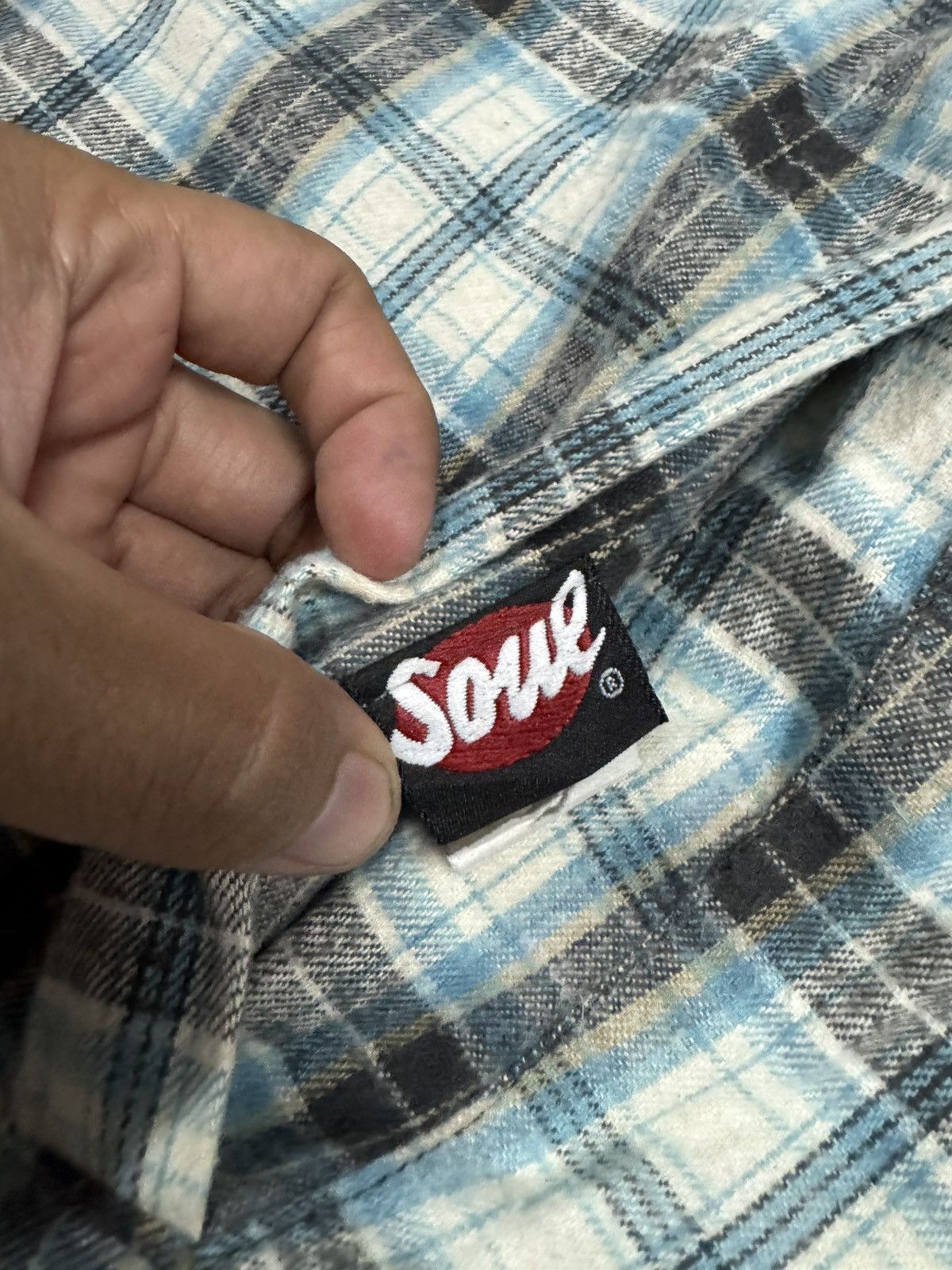 Japanese Brand × Vintage Vtg🔥90’s Soul Brand Flannel Jacket Made In Usa Size US M / EU 48-50 / 2 - 16 Thumbnail