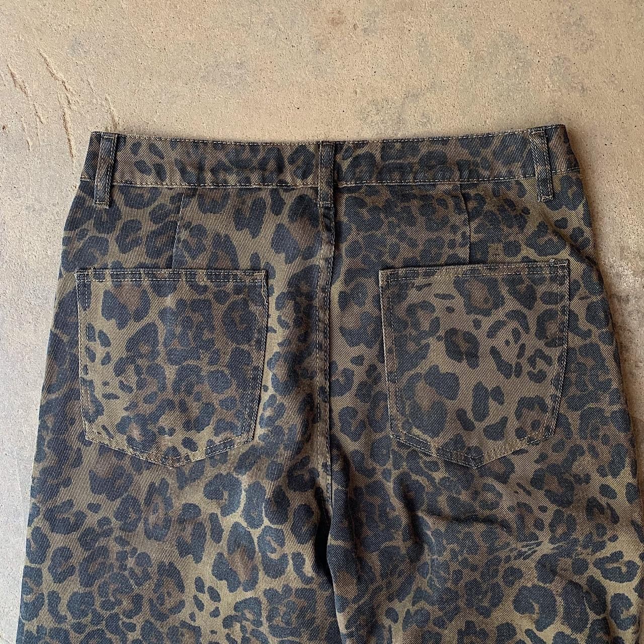 Other Leopard print jeans Size US 33 - 3 Thumbnail