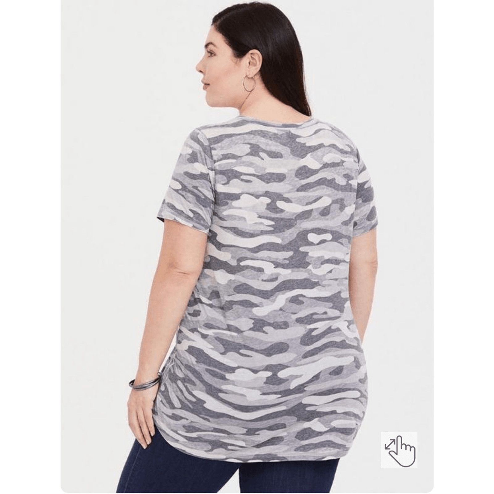 Other Classic Fit Camo Casual Collegiate Lounge Comfy V-Neck Tee Size L / US 10 / IT 46 - 3 Thumbnail