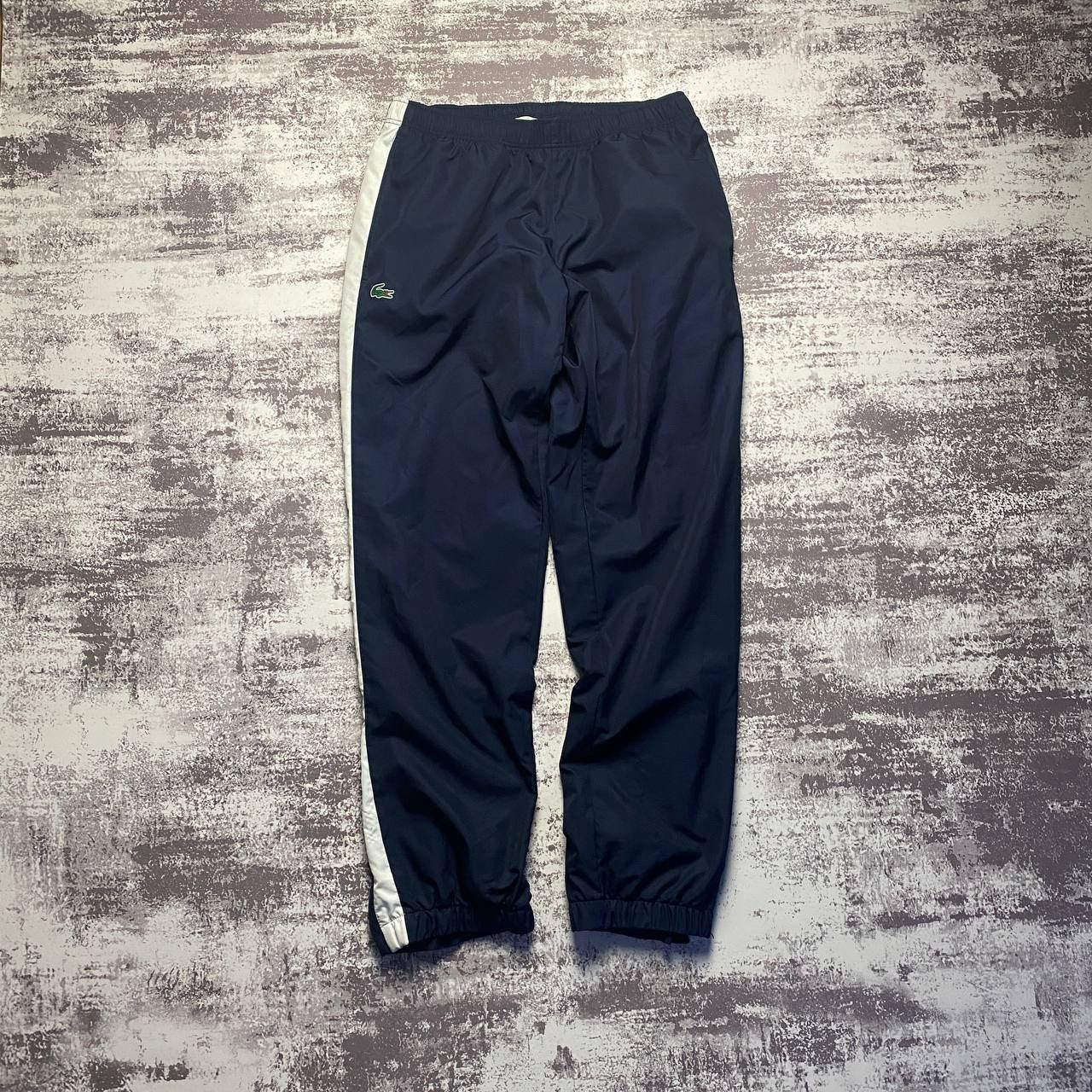 Lacoste Vintage Nylon Lacoste Track Pants Drill Mini Logo Y2K Size US 32 / EU 48 - 1 Thumbnail