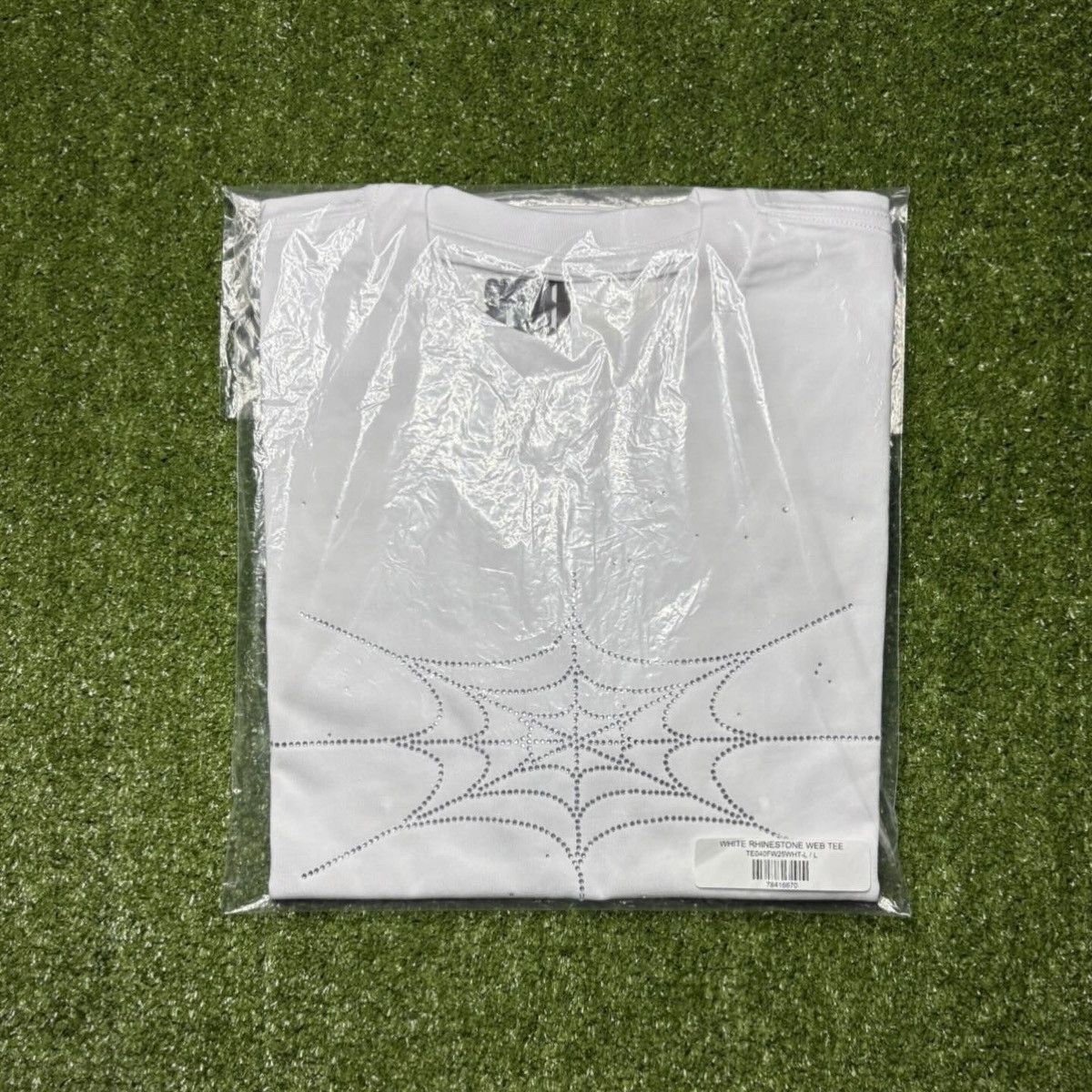 Sp5der Sp5der Worldwide Rhinestone Silk T-Shirt Size US L / EU 52-54 / 3 - 8 Thumbnail