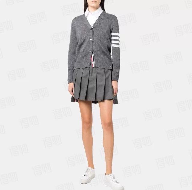 Thom Browne Thom Browne Women's Classic Wool Preppy Skirt Celebrity Size 28" / US 6 / IT 42 - 9 Thumbnail