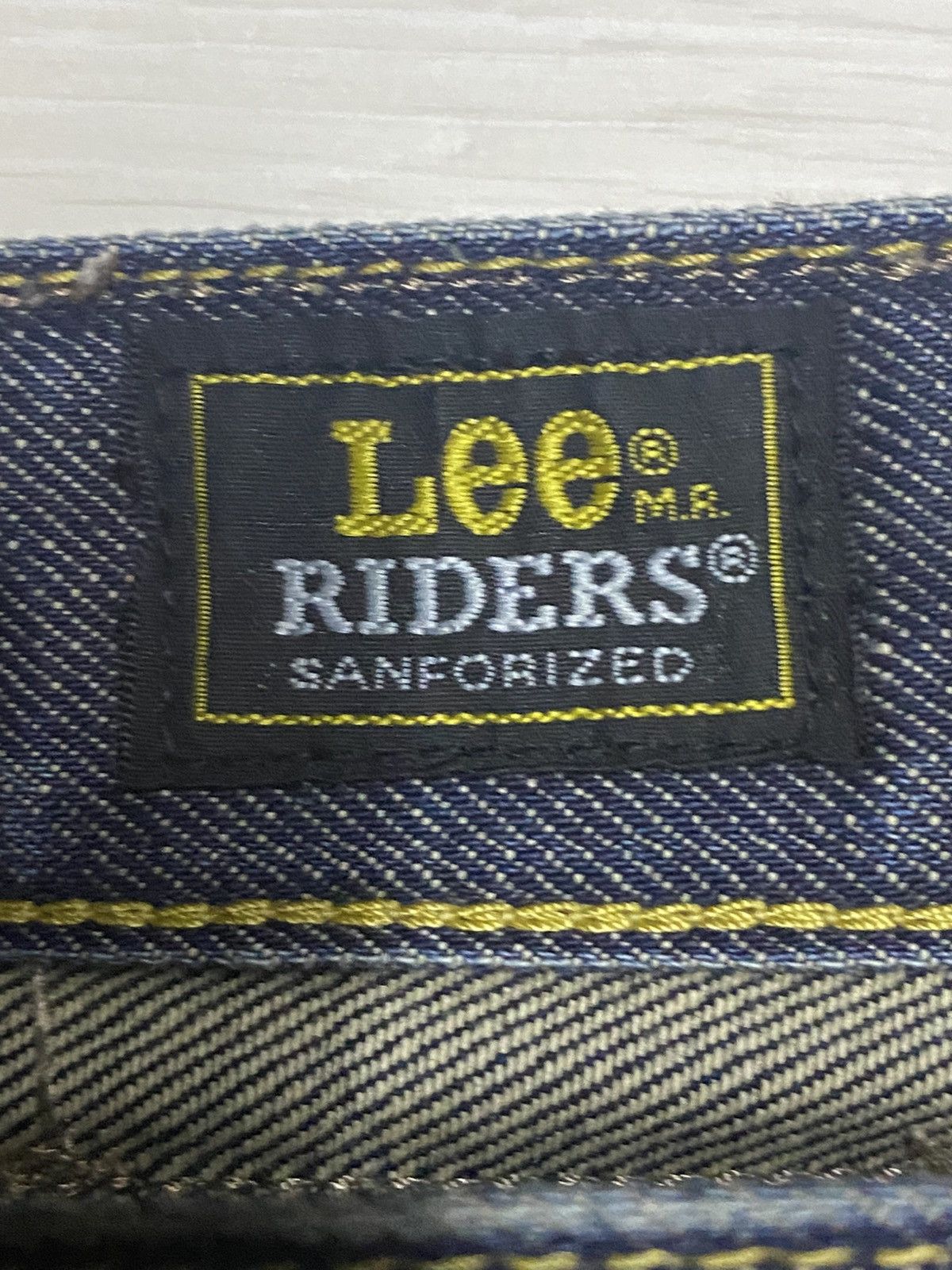 Number (N)ine Vintage Lee Riders Splatter Effect Paint Flare Repair Jeans Size US 29 - 12 Thumbnail