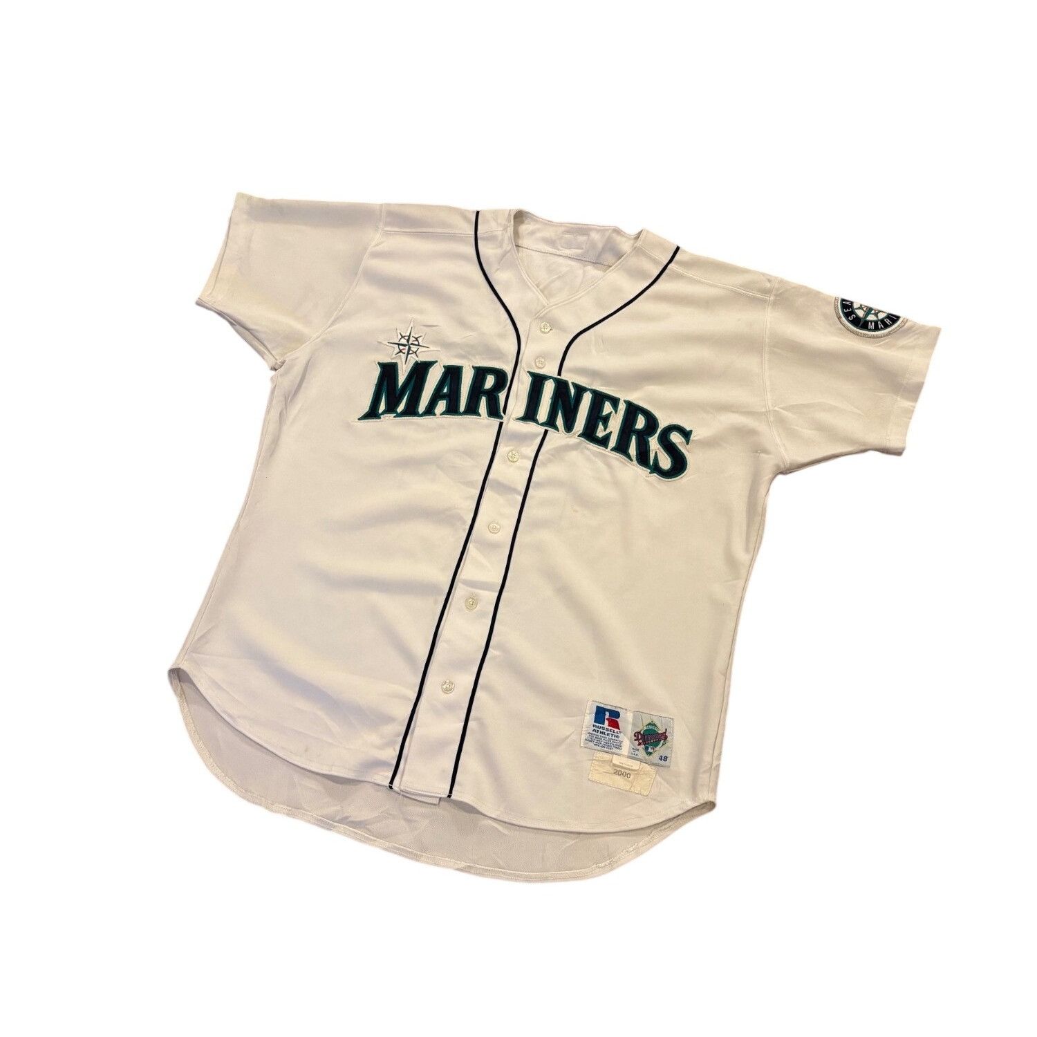 Russell Athletic Game Worn Russell Athletic 2000 Seattle Mariners Mike Camero Size US XL / EU 56 / 4 - 4 Thumbnail