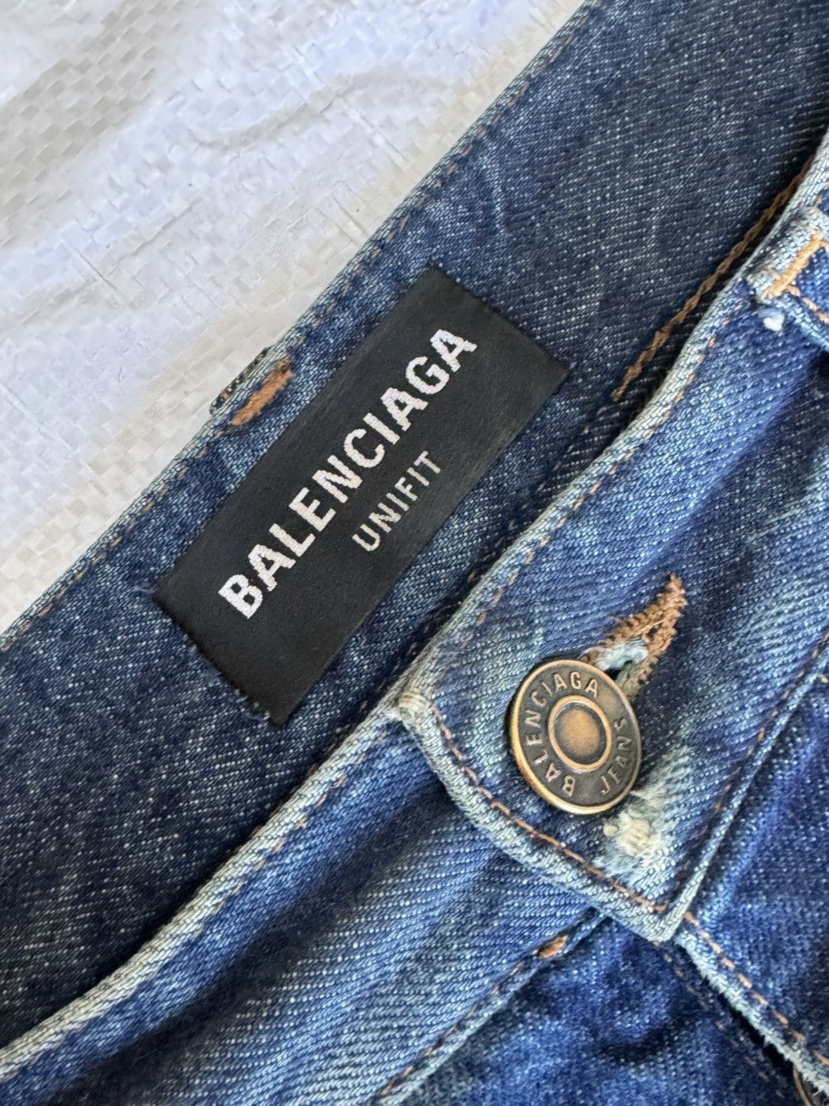 Balenciaga Balenciaga Skribble Denim (Repaired Heel Bite) Size US 30 / EU 46 - 11 Thumbnail
