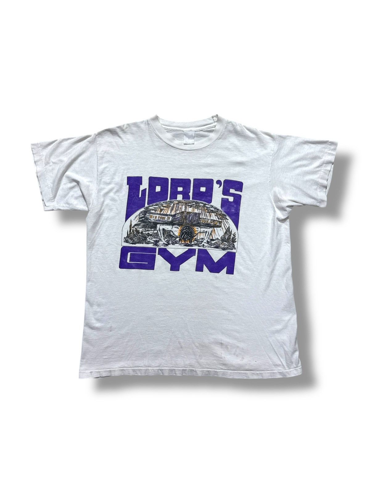 Vintage *RARE* VINTAGE 90s LORD’S GYM FITNESS GOD JESUS BODYBUILDING Size US L / EU 52-54 / 3 - 1 Thumbnail