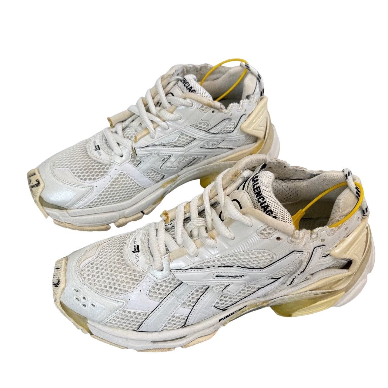 Balenciaga Balenciaga Distressed Runner Sneakers Size 9 Size US 9 / EU 42 - 1 Thumbnail