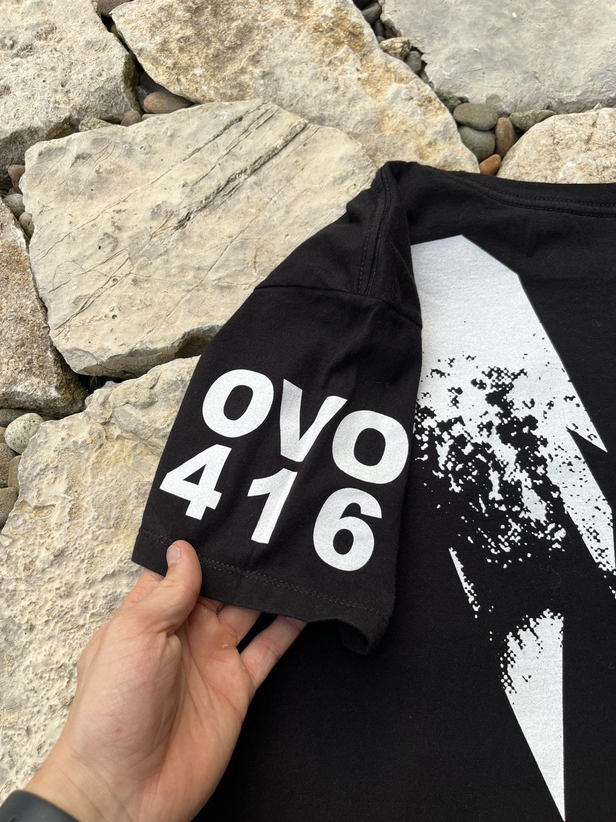 Drake × October's Very Own OVO Octobers Very Own owl 416 dreamcrew logo V tee t-shirt Size US M / EU 48-50 / 2 - 19 Thumbnail
