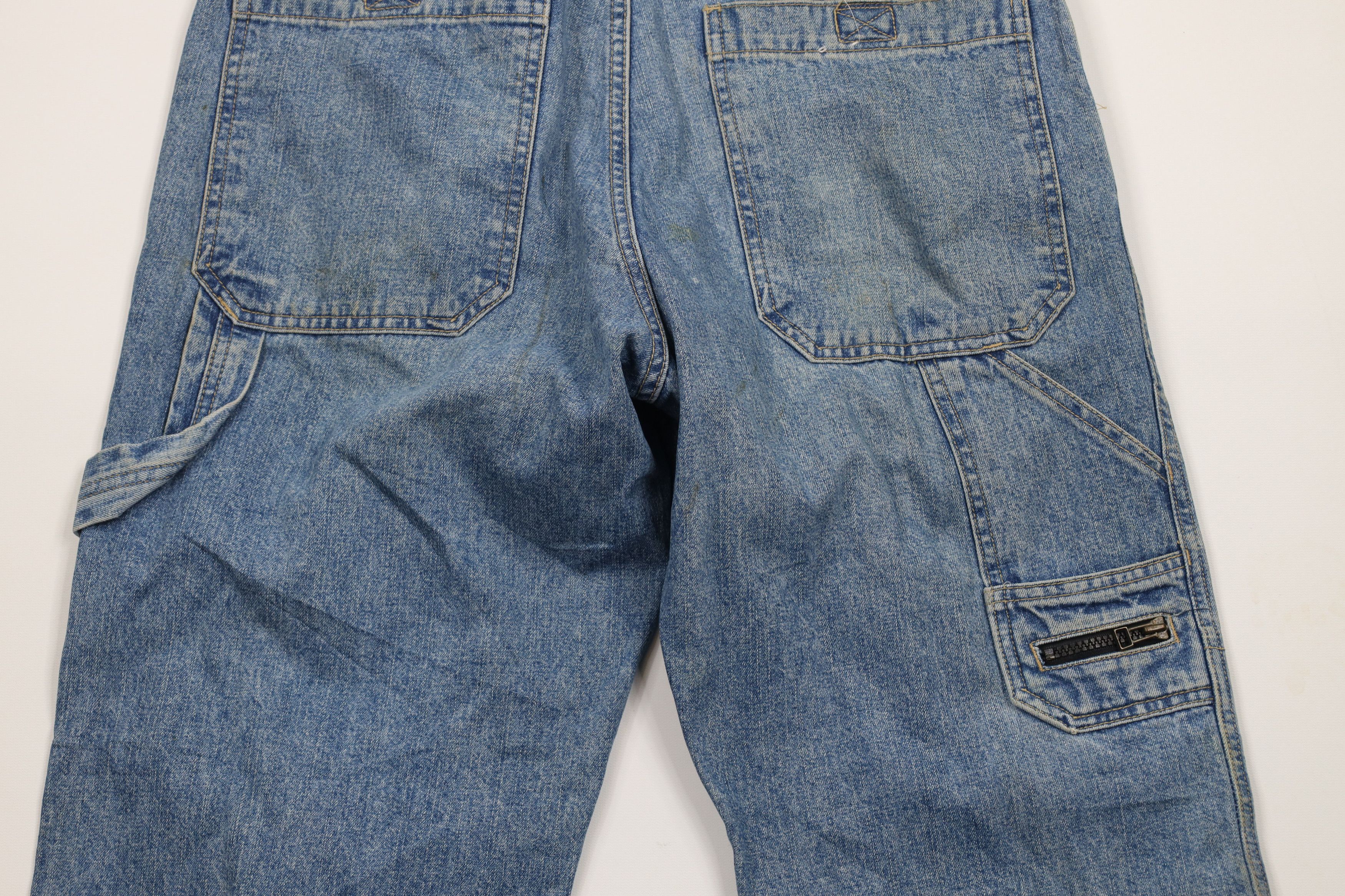 Vintage Vintage 90s Y2K Streetwear Baggy Fit Dungaree Denim Jeans Size US 30 / EU 46 - 12 Thumbnail