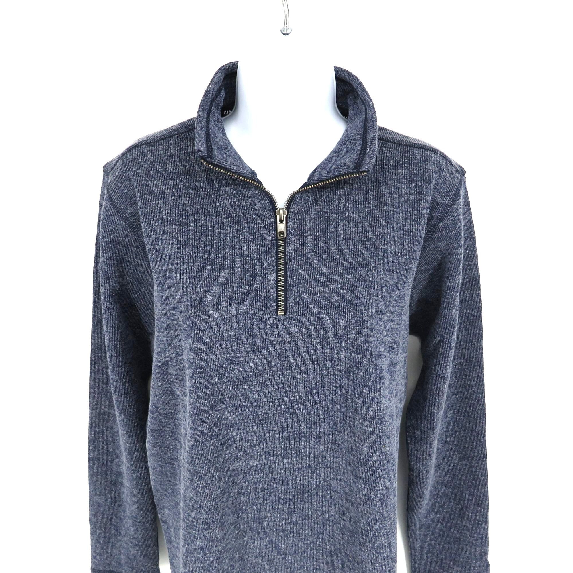 Other Gap Men's Small Midnight Blue Half-Zip Pullover Sweater NWT Size US S / EU 44-46 / 1 - 3 Thumbnail