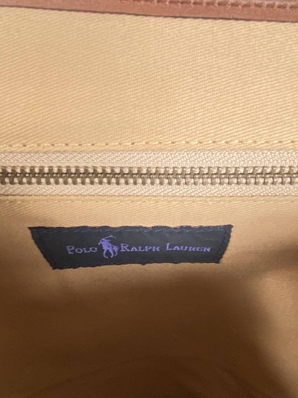 Other Vintage Ralph Lauren Shoulder Bag Cream And Brown Size ONE SIZE - 12 Thumbnail