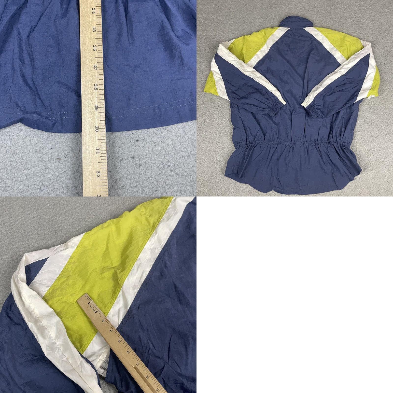 Nike VINTAGE Nike Windbreaker Jacket Mens Large Blue 90s Swoosh Check Coat Size US L / EU 52-54 / 3 - 9 Thumbnail