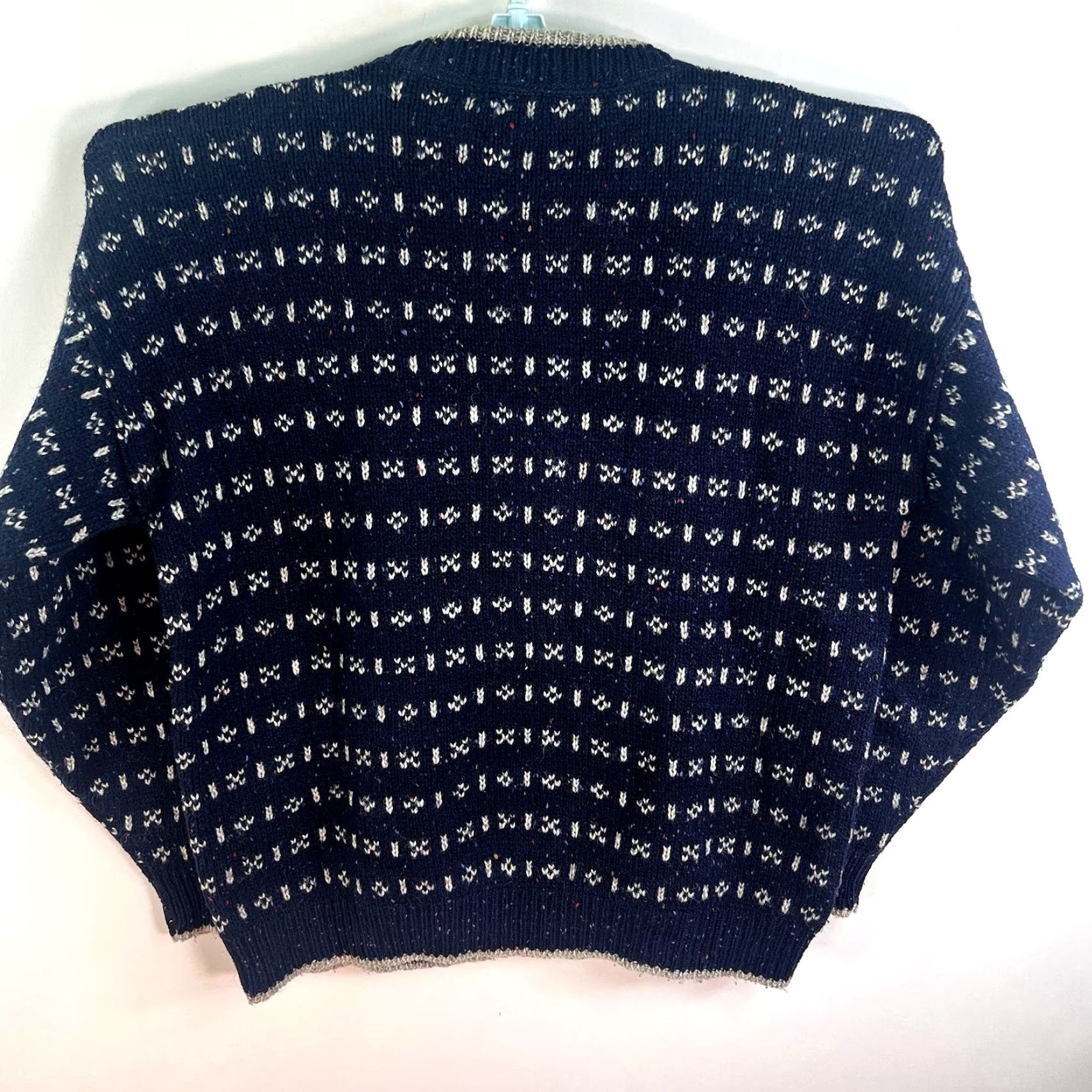 Vintage VINTAGE Alps Wool Blend Sweater Men Size L Blue Fair Isle Knit Pullover All Seasons Winter Winterwear Men Size US L / EU 52-54 / 3 - 6 Thumbnail