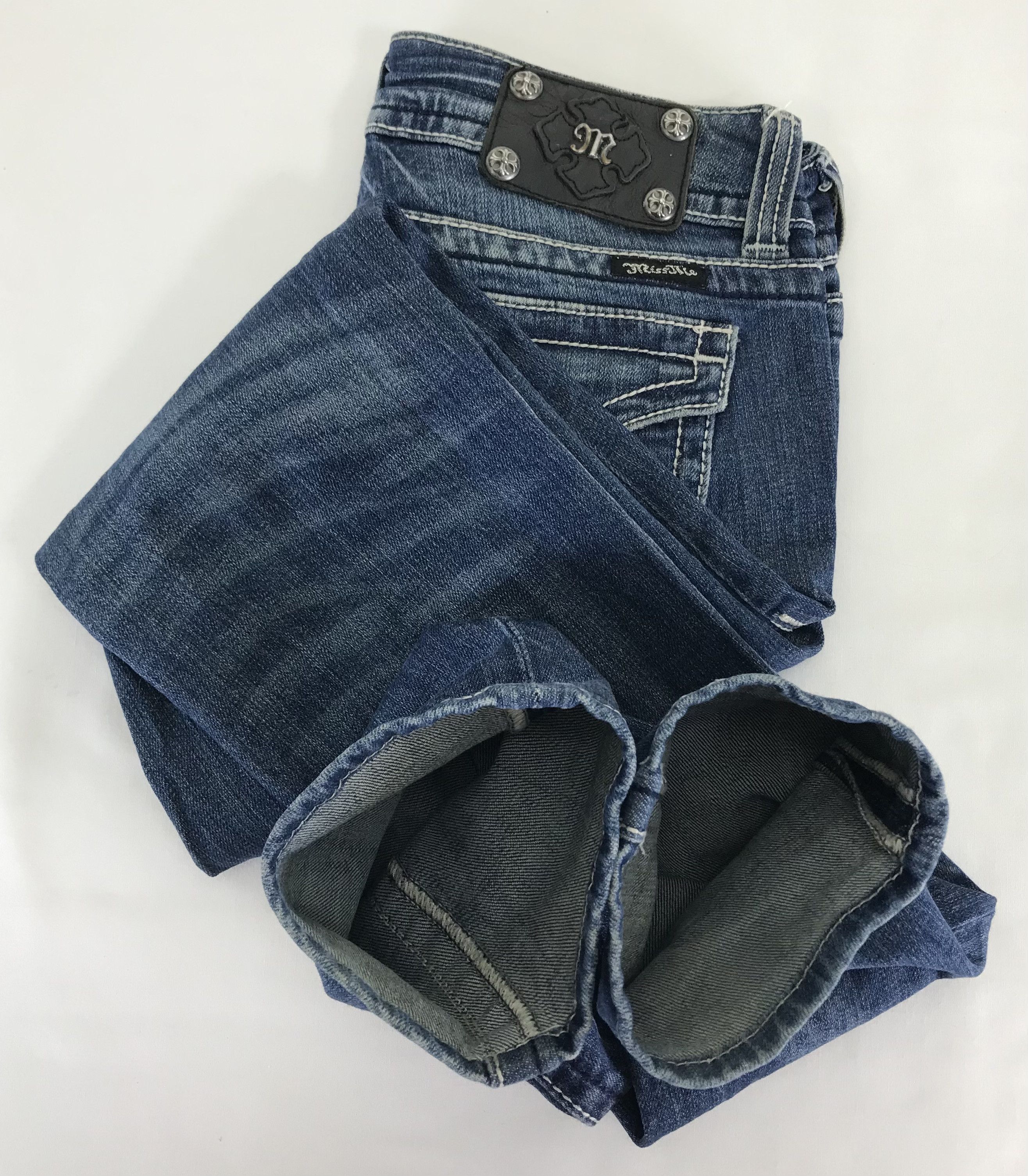 Miss Me Miss Me Cross Stud Jeans Size 29" - 14 Thumbnail