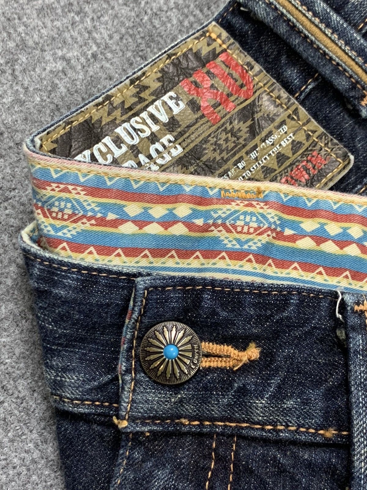 Edwin Edwin Vintage XV Flare Denim - Sun Faded Wash. Size US 38 / EU 54 - 5 Thumbnail