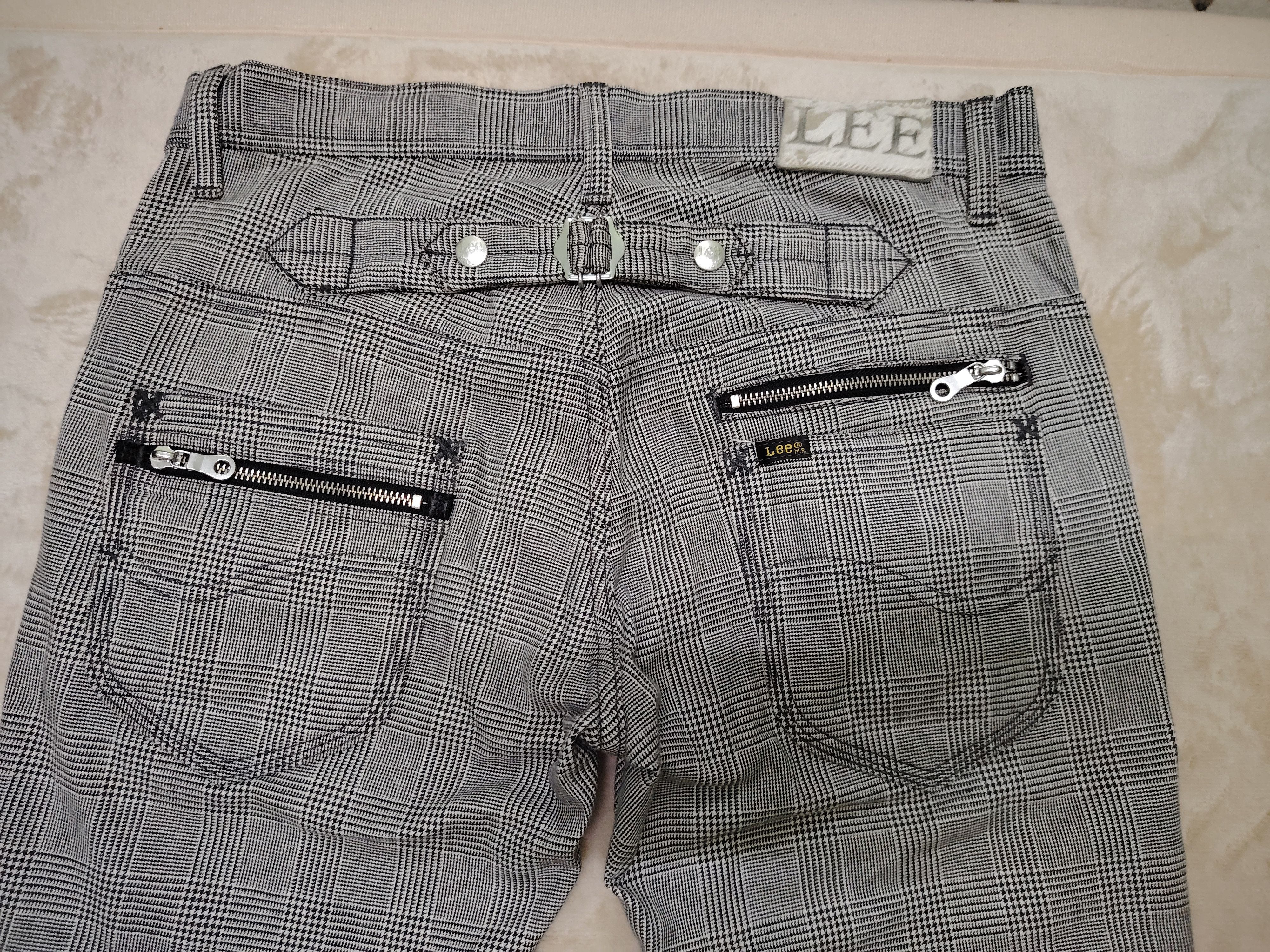 Lee Rare Vintage LEE Riders Punk Bondage Houndstooth Pants Size US 33 - 7 Thumbnail