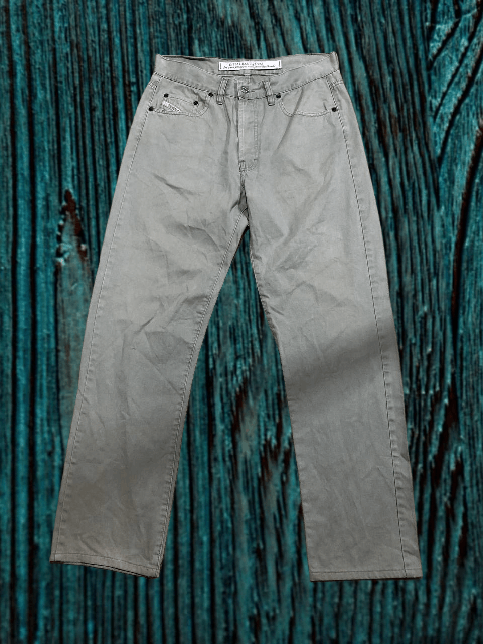 Diesel DIESEL Flared Wide Leg Regular Waist chino Pants Size US 33 - 1 Thumbnail