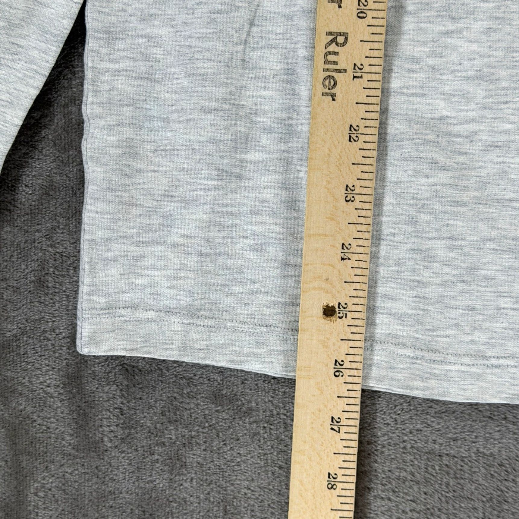 Lululemon Lululemon Athletica Women Heathered Grey Long Sleeve Crew Neck Activewear Top Shirt M Size M / US 6-8 / IT 42-44 - 3 Thumbnail