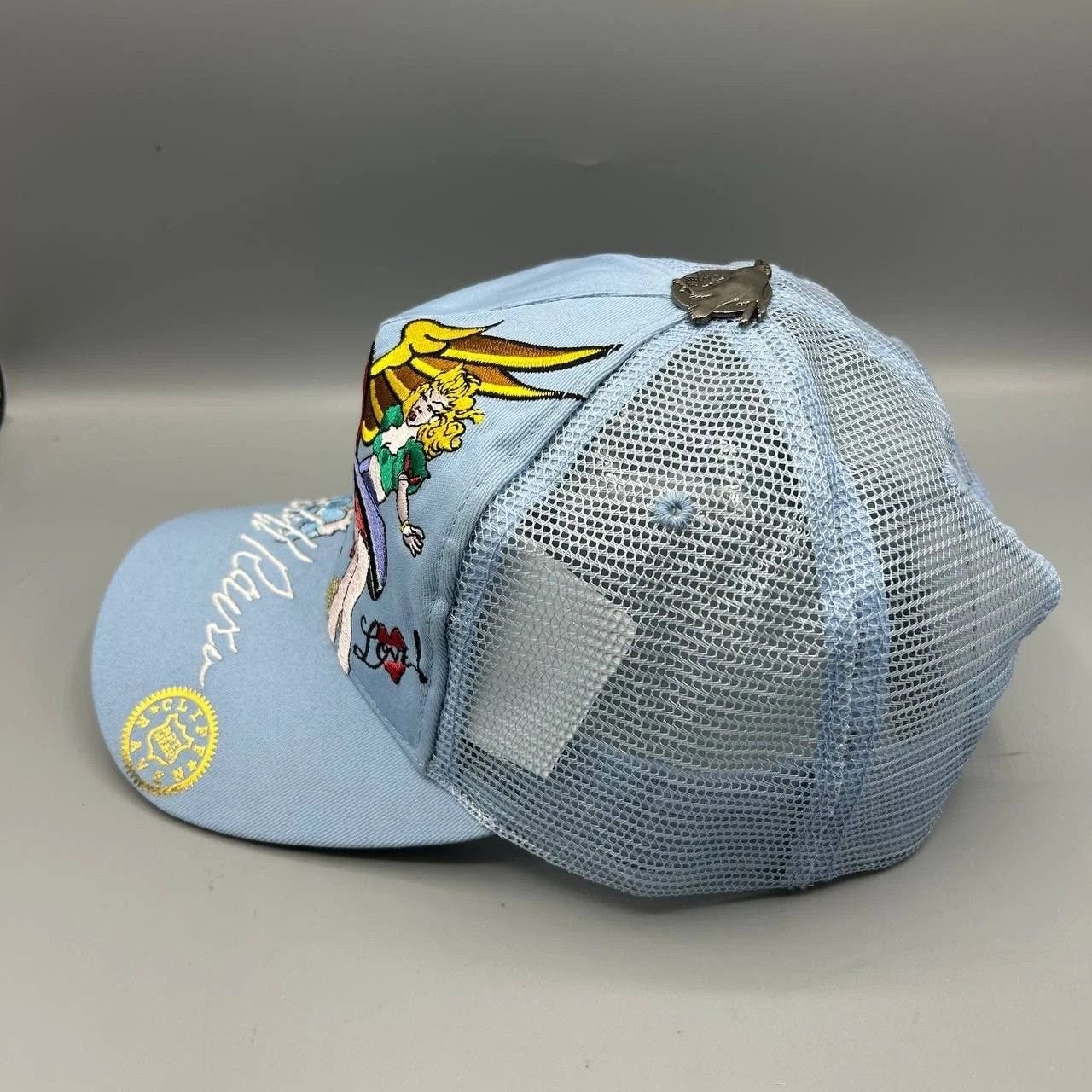 Other Vintage Cliff Raven Ed Hardy Japanese tattoo Snap back 90s Size ONE SIZE - 6 Thumbnail