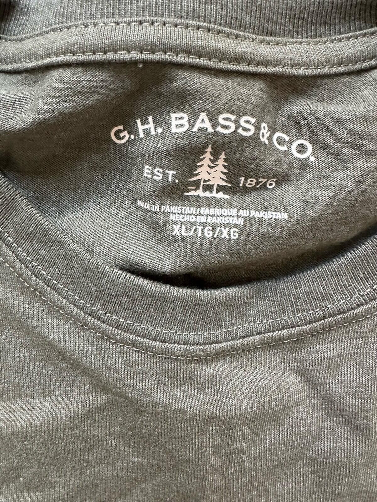 G.H. Bass & Co. GH Bass & Co Men Shirt Medium Green Logo Graphic Weekend Size US M / EU 48-50 / 2 - 3 Thumbnail
