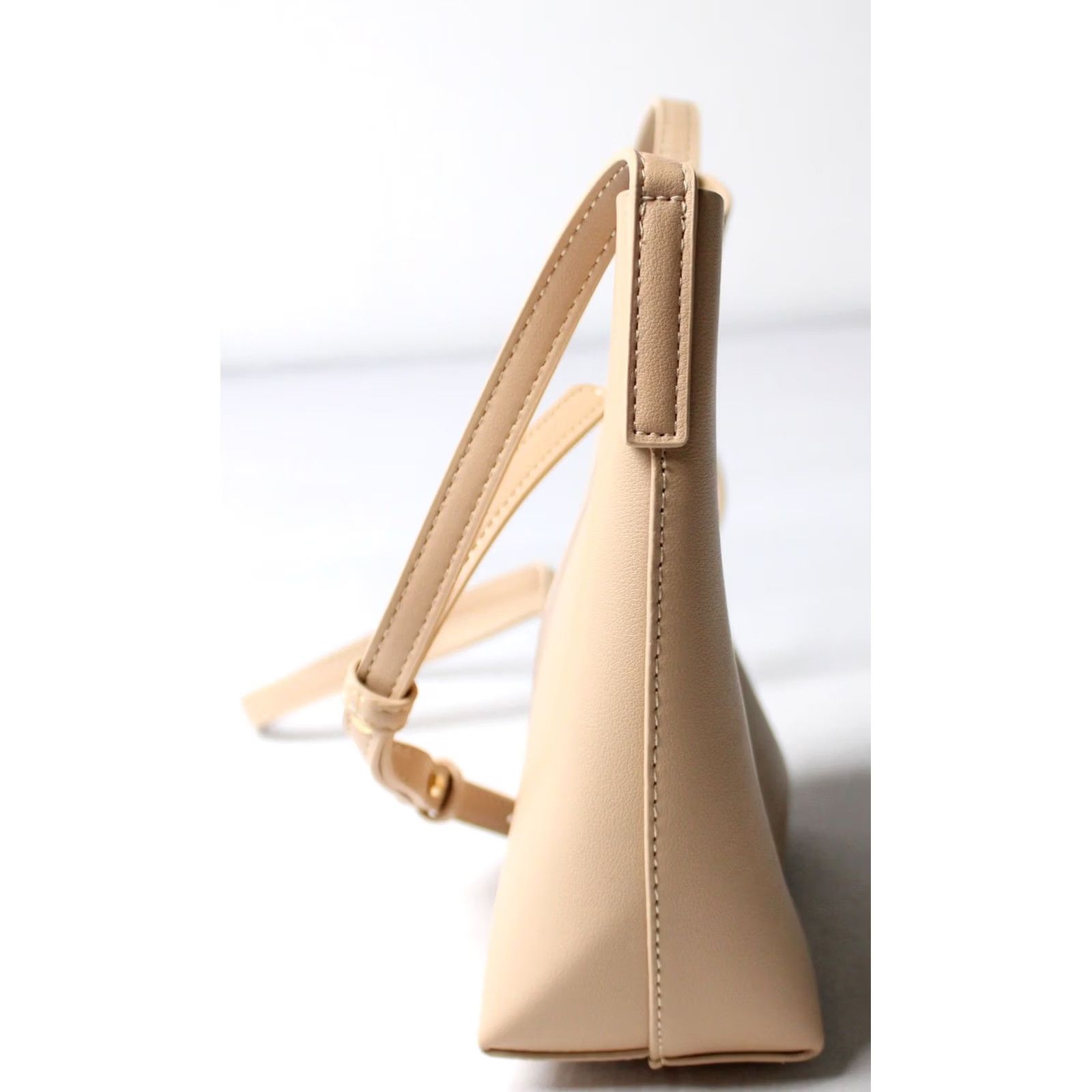 Vintage Samara Women's Vegan Leather Bag Bucket Style Shoulder Bag CL8 Pink OSFM Size ONE SIZE - 5 Thumbnail