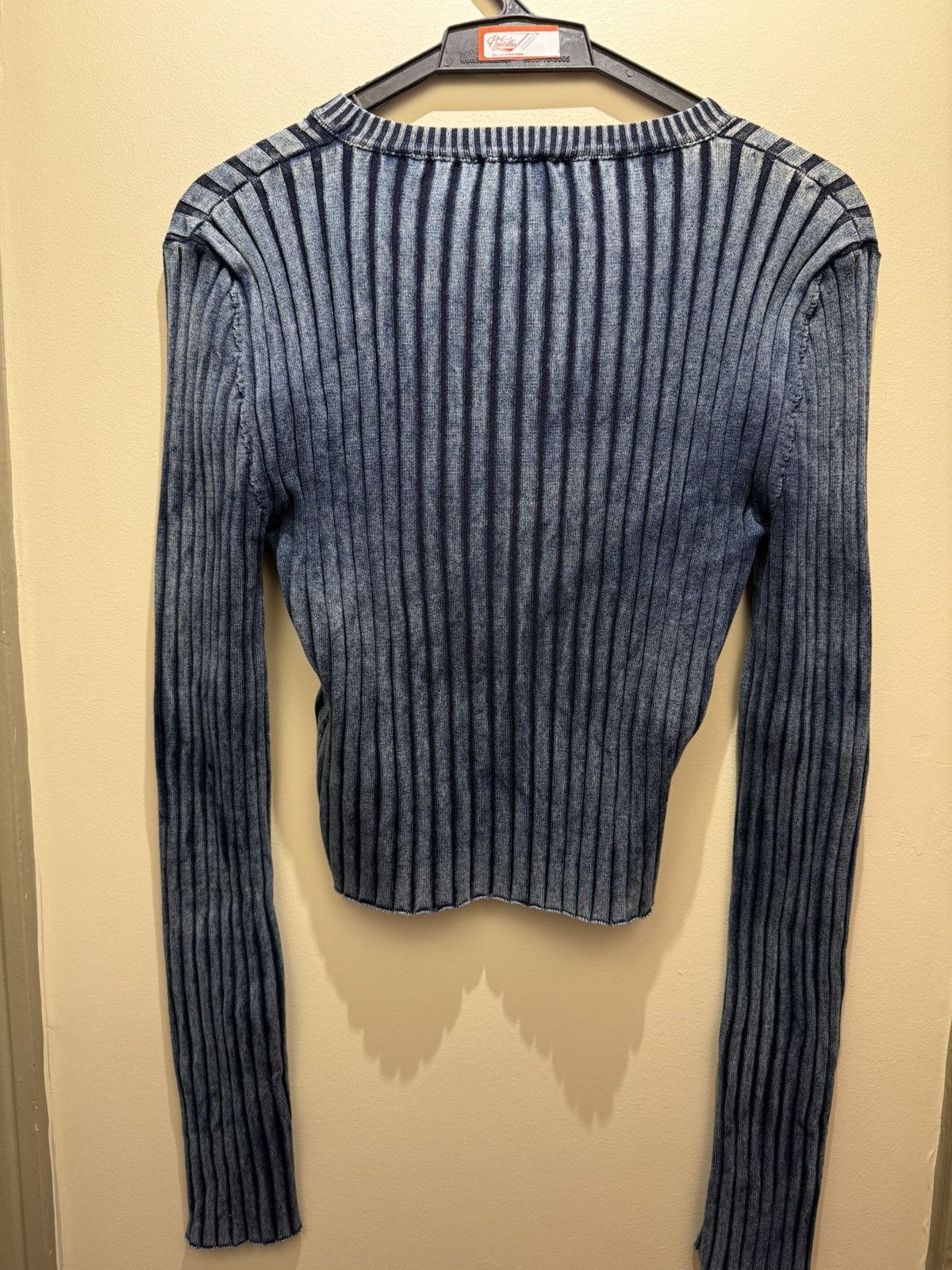 Diesel Diesel Ribbed Long Sleeve Crop Top Size M / US 6-8 / IT 42-44 - 2 Thumbnail