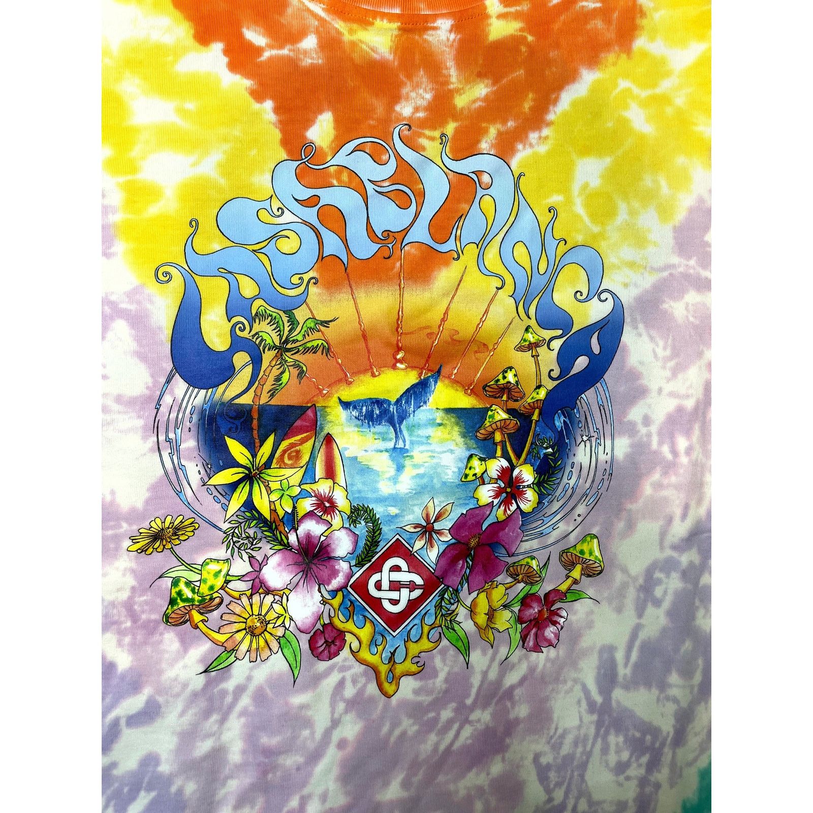Casablanca Casablanca Surf Trip Tie Dye Multicolor Tee Size US XXL / EU 58 / 5 - 3 Thumbnail
