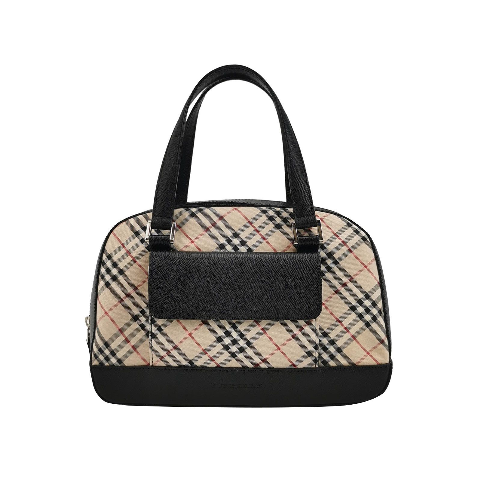 Burberry burberry leather plaid handle bag 0099 Size ONE SIZE - 1 Thumbnail