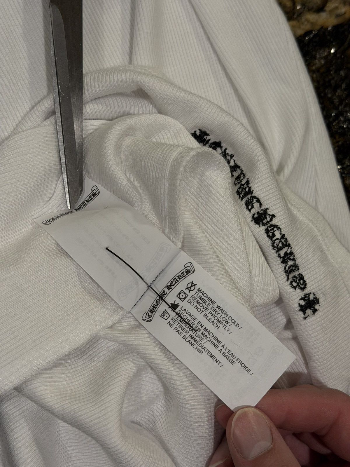Chrome Hearts Chrome Hearts Polo Y NOT Dagger Embroidered White Dress Size L / US 10 / IT 46 - 15 Thumbnail