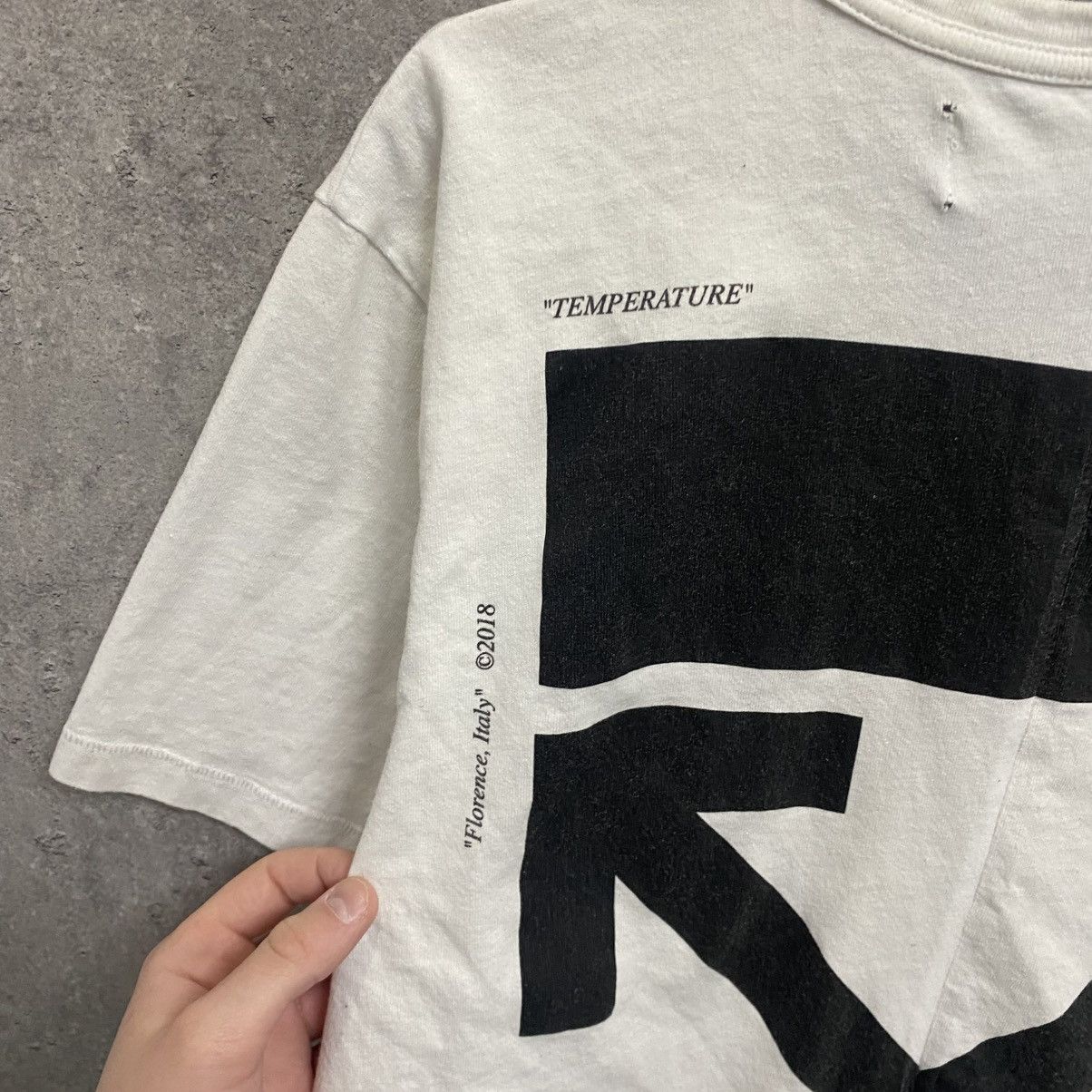 Off-White OFF WHITE Temperature Map Spliced T-Shirt Size US M / EU 48-50 / 2 - 15 Thumbnail