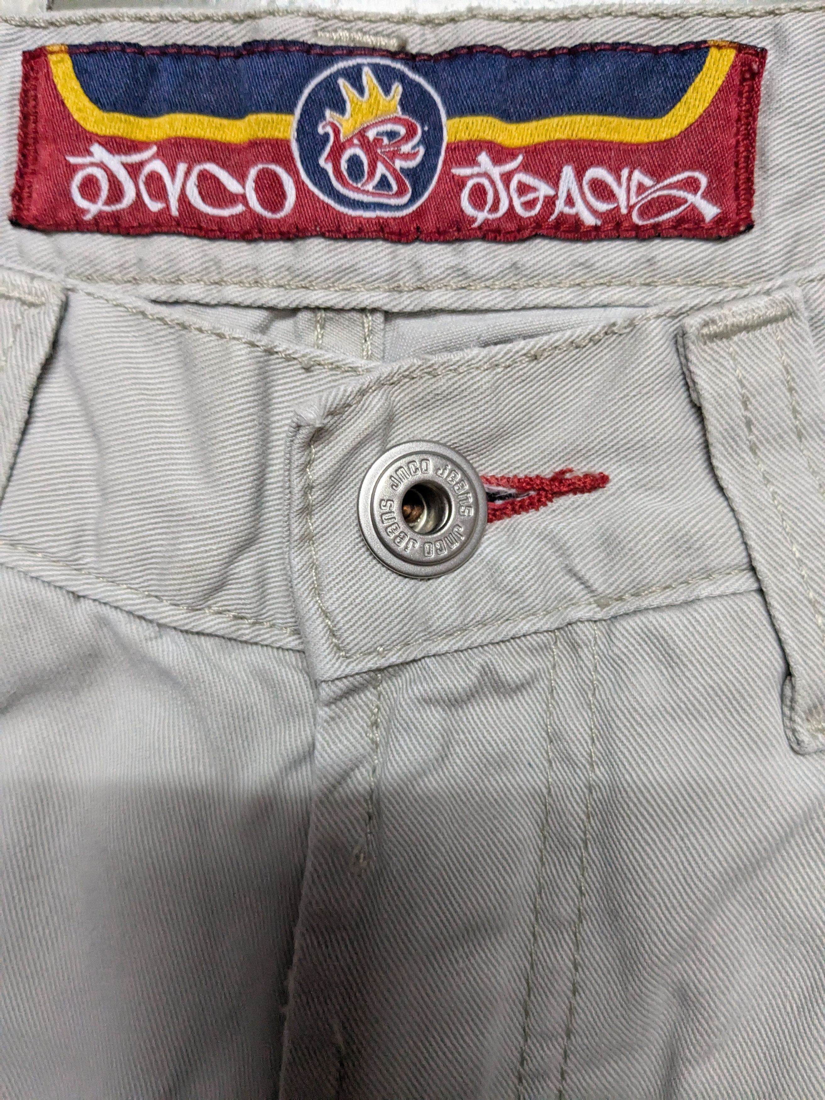 JNCO VINTAGE JNCO BEIGE CARGOS Size US 28 / EU 44 - 8 Thumbnail