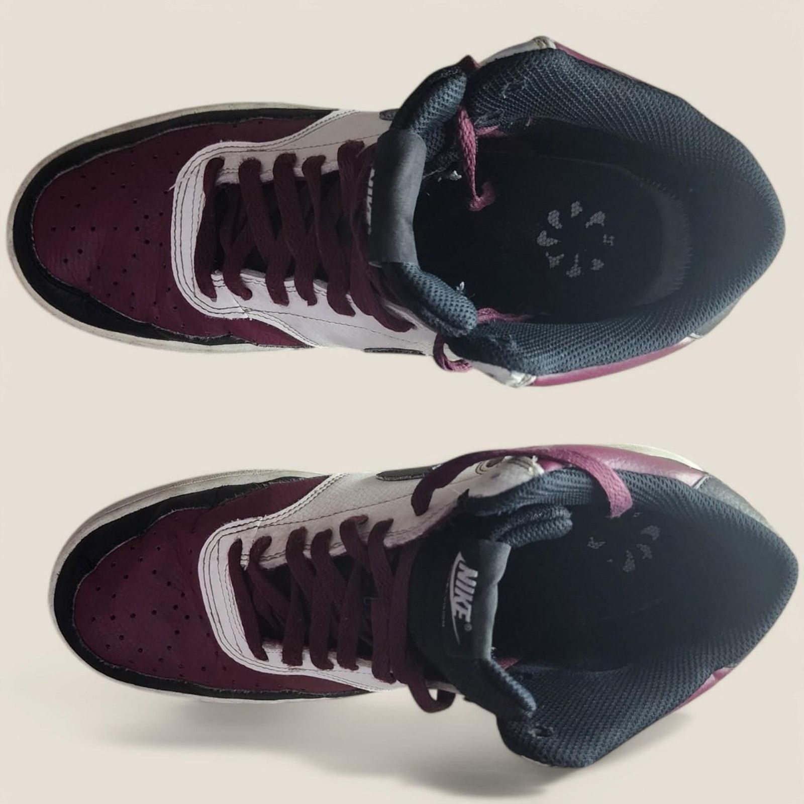 Nike Nike court vision burgundy cream Size US 11 / EU 44 - 4 Thumbnail
