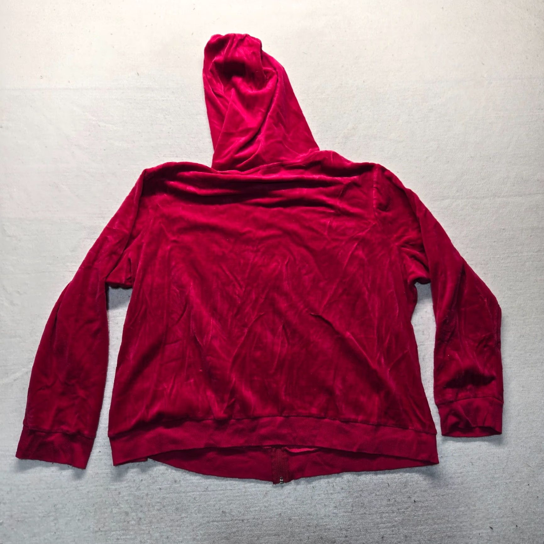 Vintage Bobbie Brooks Red Full Zip Hoodie Sweater Long Sleeve Adult Women's Plus Size 3X Size XXL / US 16-18 / IT 52-54 - 8 Thumbnail