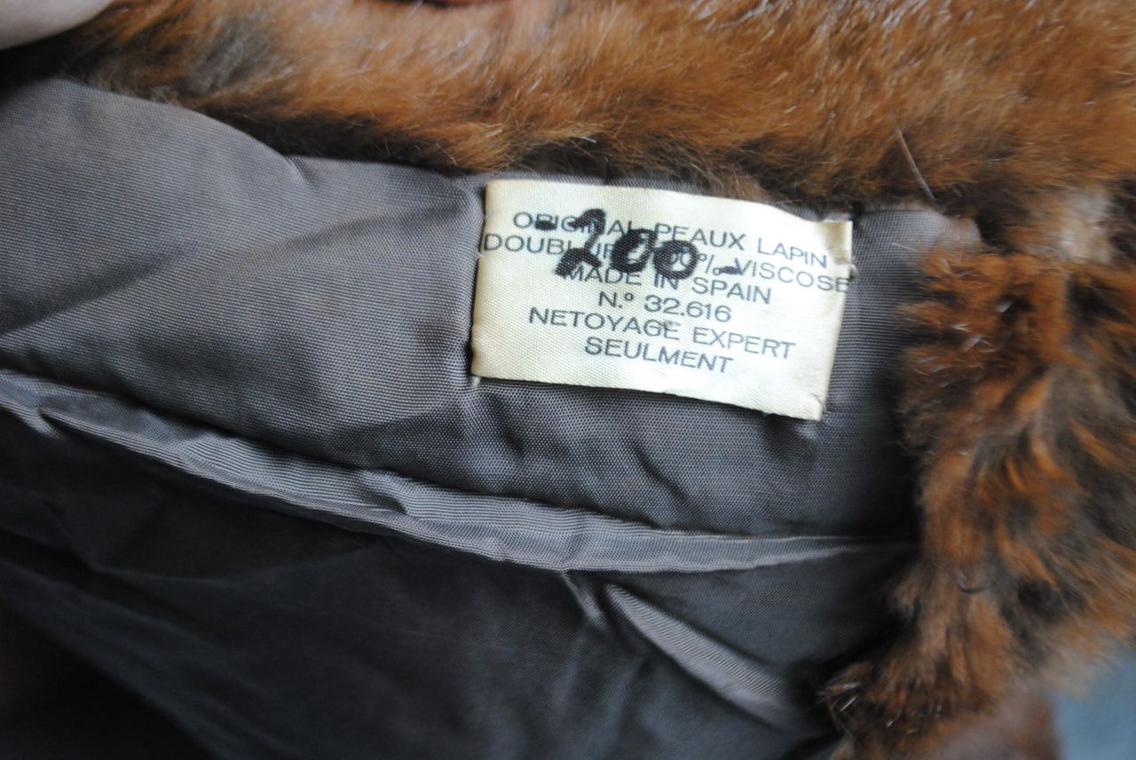 Other Women's Genuine Rabbit Fur Coat Size L / US 10 / IT 46 - 9 Thumbnail