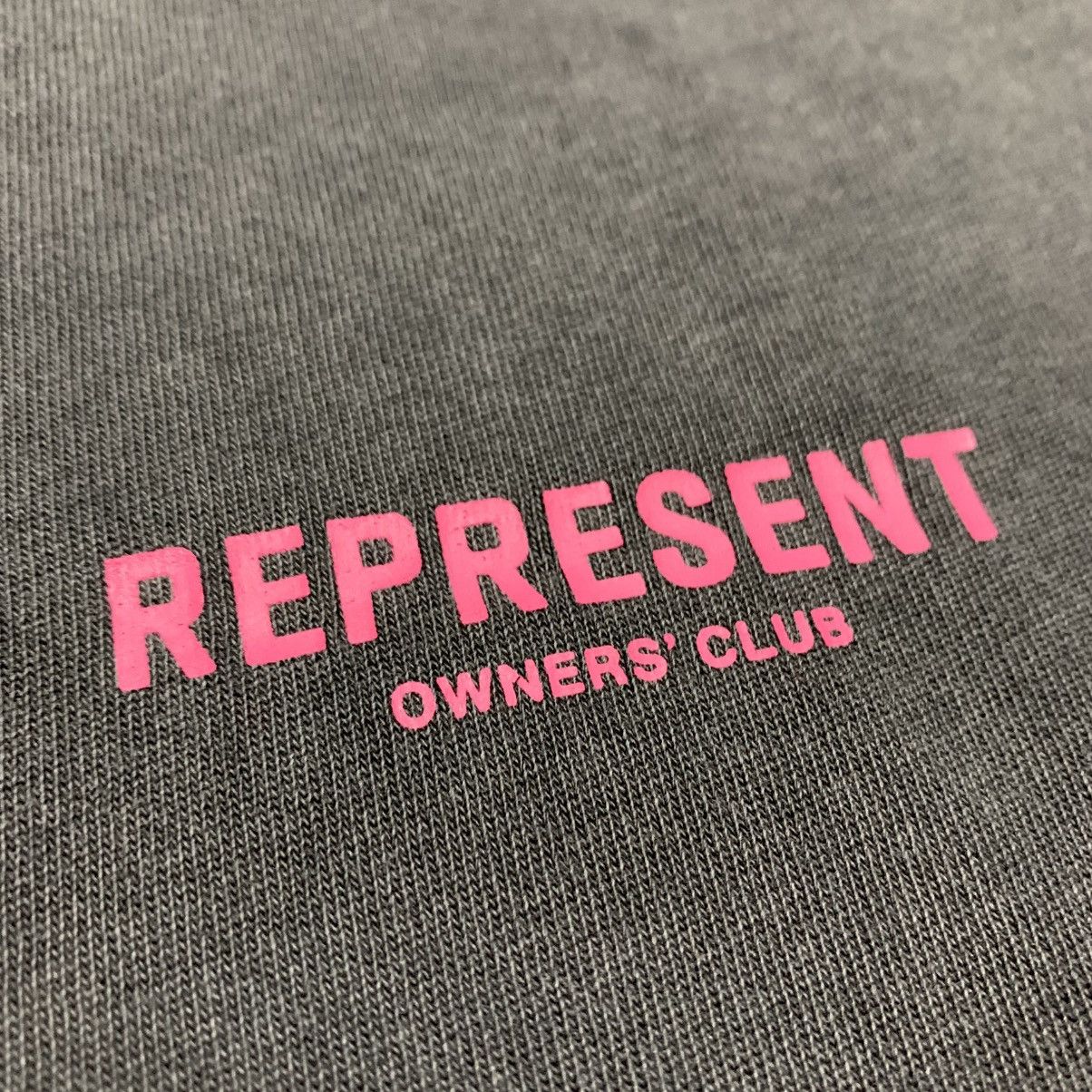 Represent Clo. Represent XS Owners Club Vintage Grey Tee Pink Graphic Size US XS / EU 42 / 0 - 6 Thumbnail