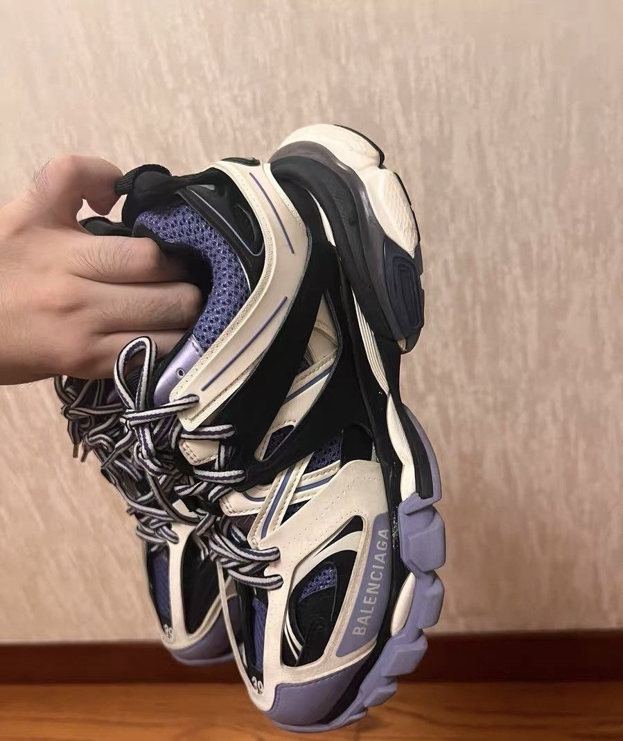 Balenciaga Balenciaga Track White Purple Size US 9 / IT 39 - 3 Thumbnail