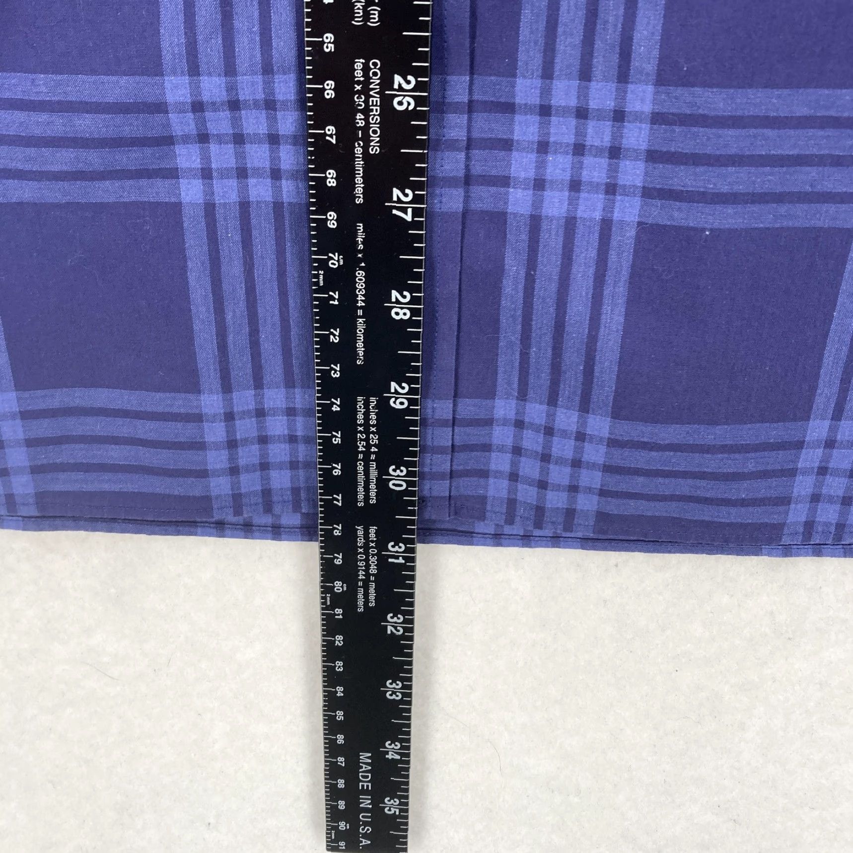 UNTUCKit UNTUCKit Shirt Mens 3XL Blue Plaid Wrinkle Free Marques WF Button Down Casual Size US XXL / EU 58 / 5 - 5 Thumbnail