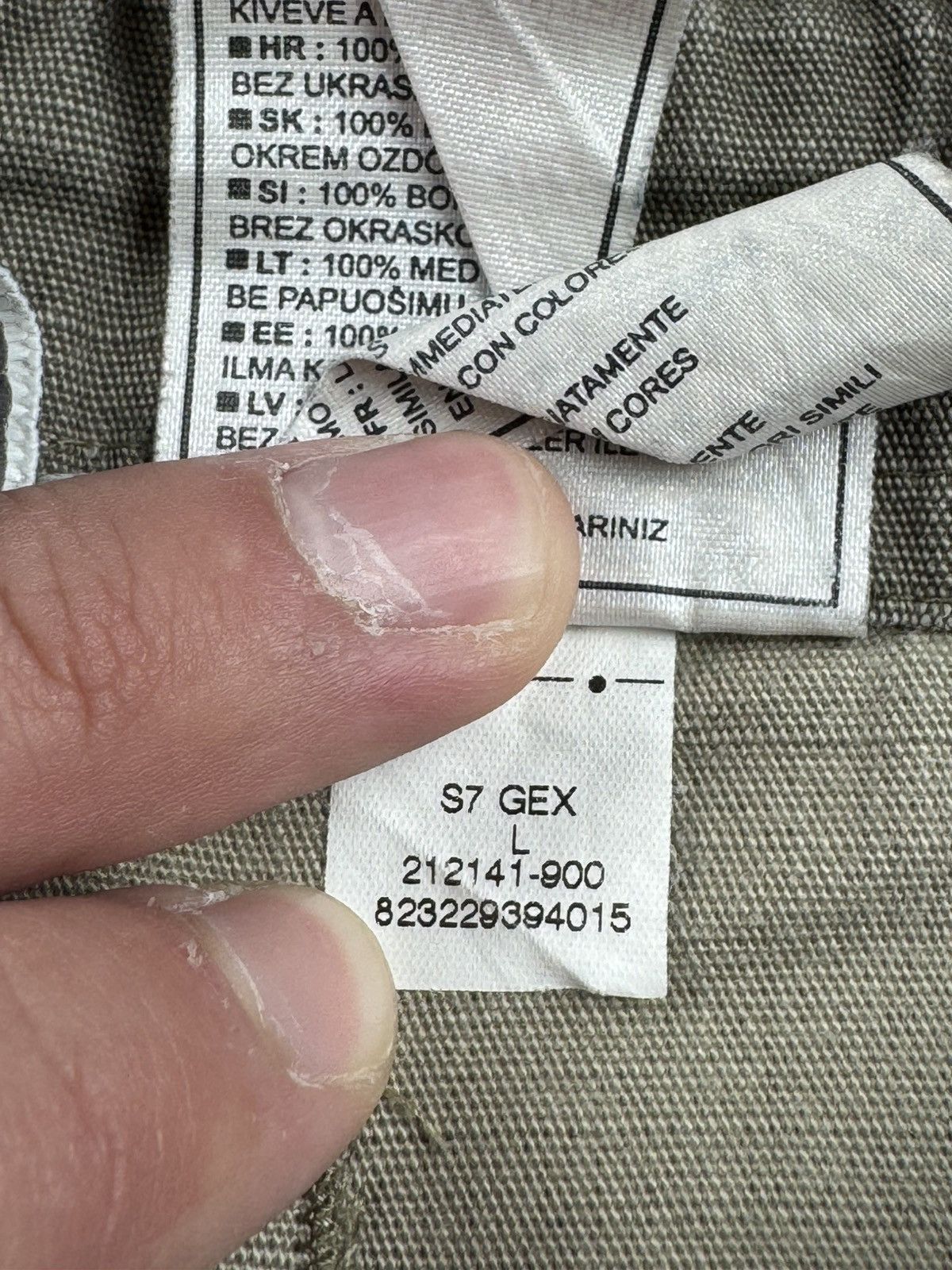 Nike Thrashed Nike 90s Distressed Japanese Y2K Vintage Cargo Jeans Pants Trousers Size US 36 / EU 52 - 13 Thumbnail