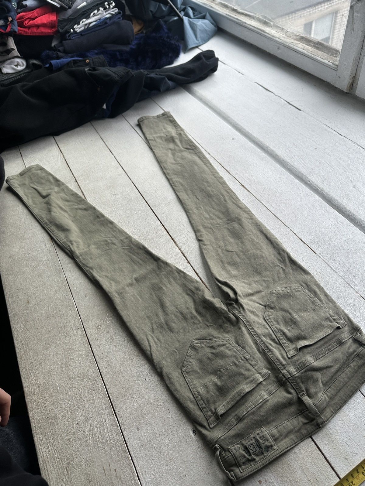 Diesel 🚨Gothic Diesel Regular Slim relax Flared Jeans Womens Size 25" / US 0 / IT 36 - 8 Thumbnail