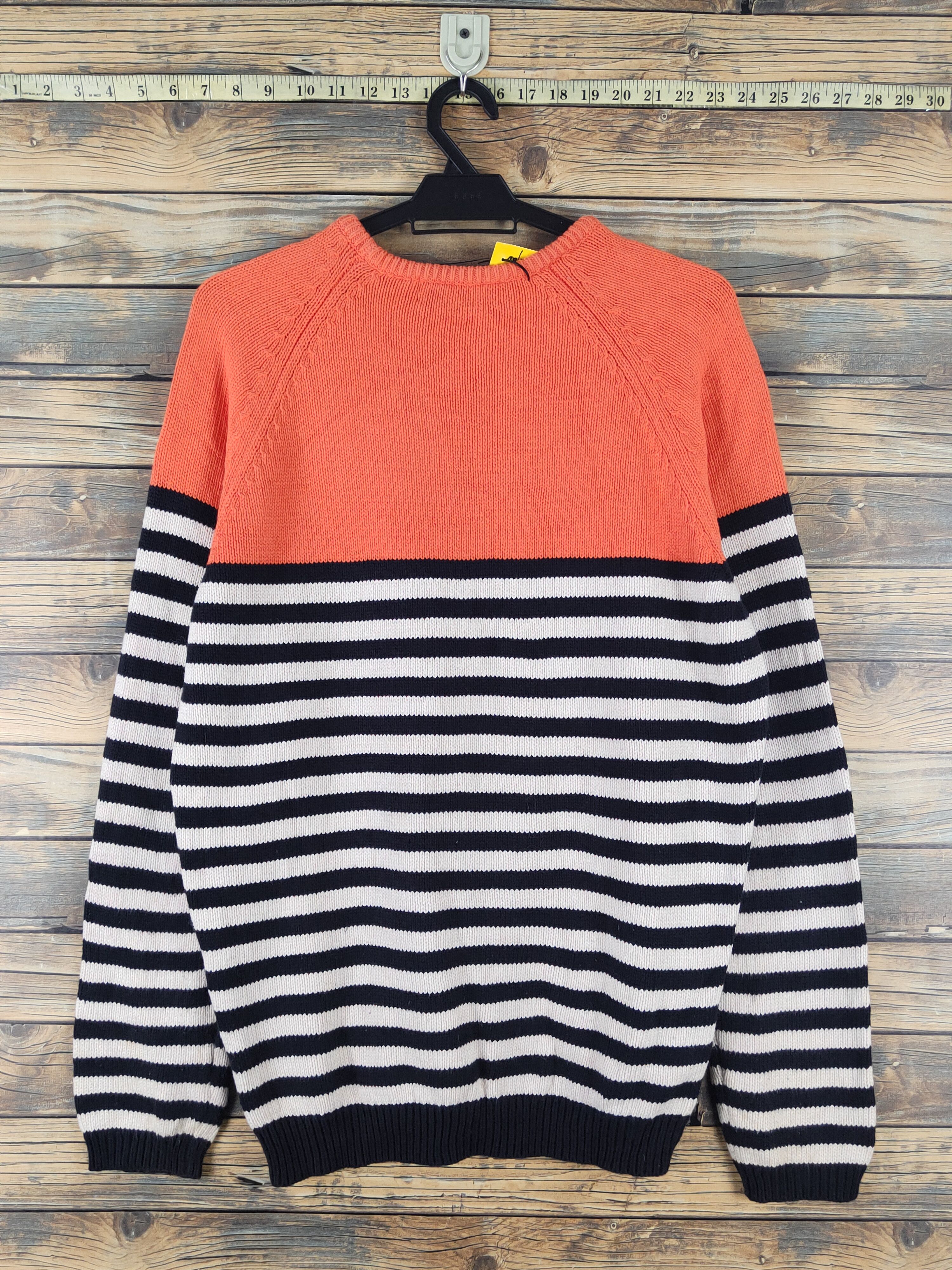 Aran Isles Knitwear Japanese Brand Orange Knitwear Sweatshirts #W1763 Size US L / EU 52-54 / 3 - 7 Thumbnail