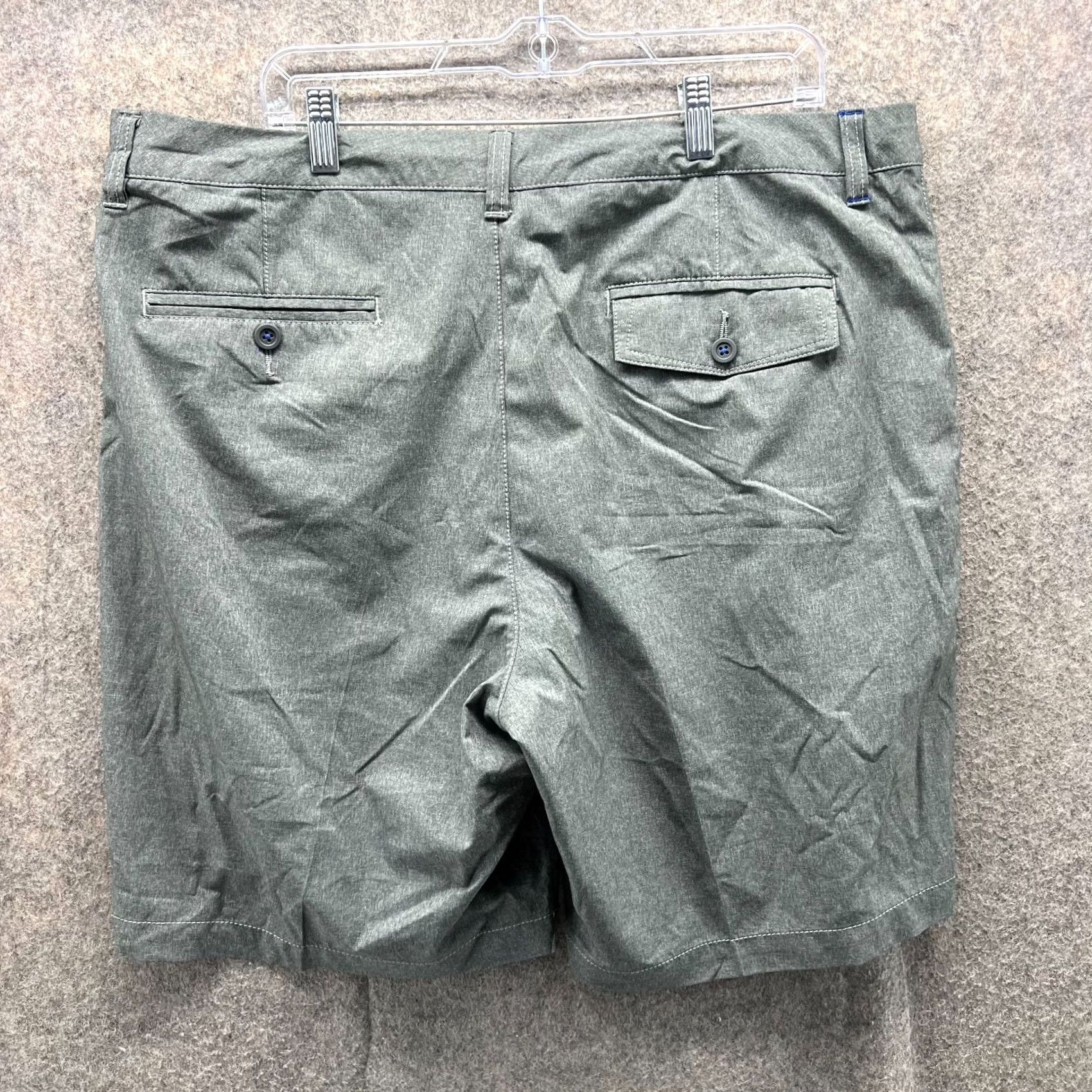 Tommy Bahama Tommy Bahama Shorts Men's 38 Gray Chino Flat Front Drawstring Pockets Casual Travel Vintage: No Size US 38 / EU 54 - 7 Thumbnail