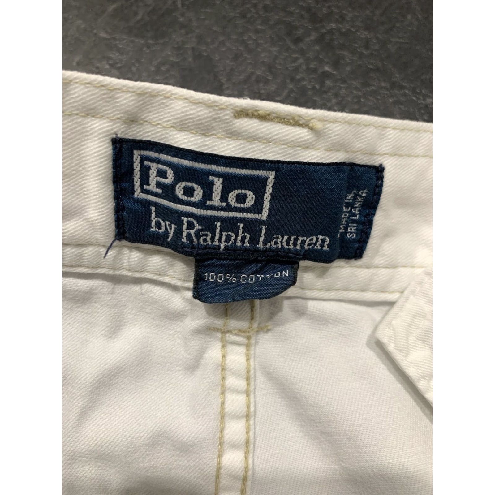 Polo Ralph Lauren Polo Ralph Lauren Cargo Shorts Men’s 36 White Cotton Regular Fit Pockets Size US M / EU 48-50 / 2 - 4 Thumbnail