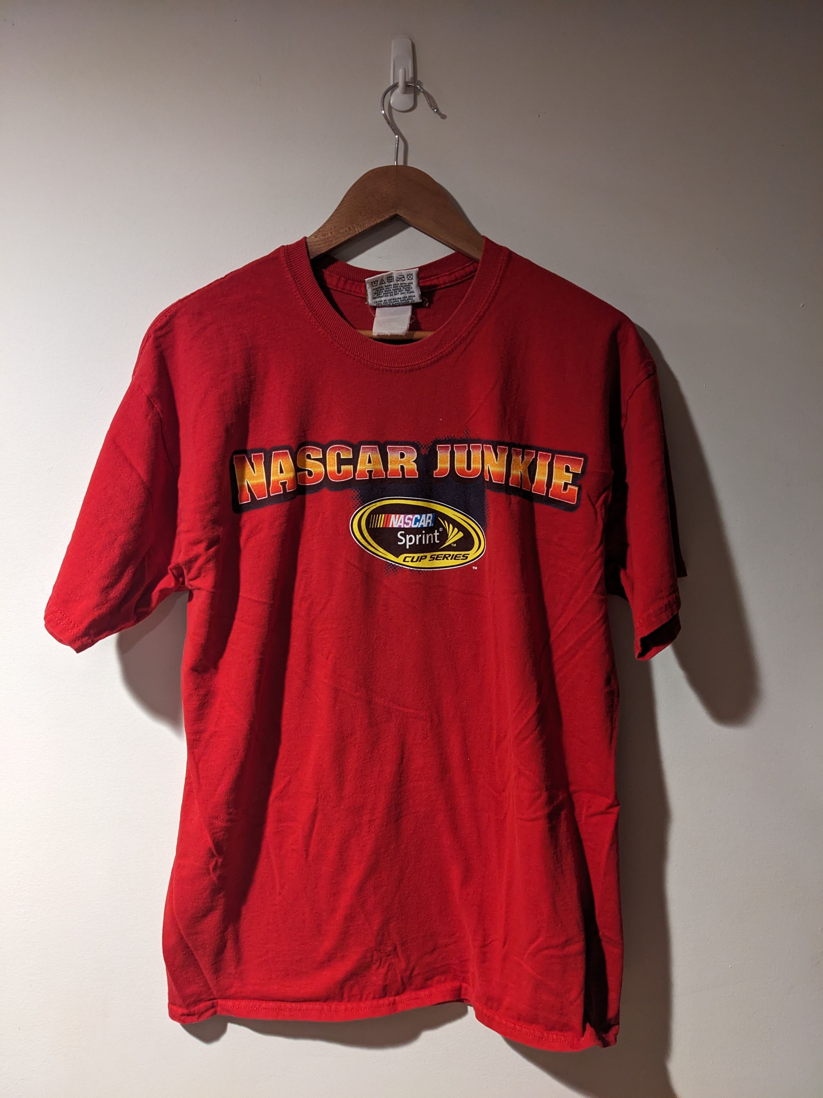 NASCAR × Vintage Vintage 90s Nascar Junkie Nascar Sprint Cup Series T-Shirt Size US L / EU 52-54 / 3 - 3 Thumbnail