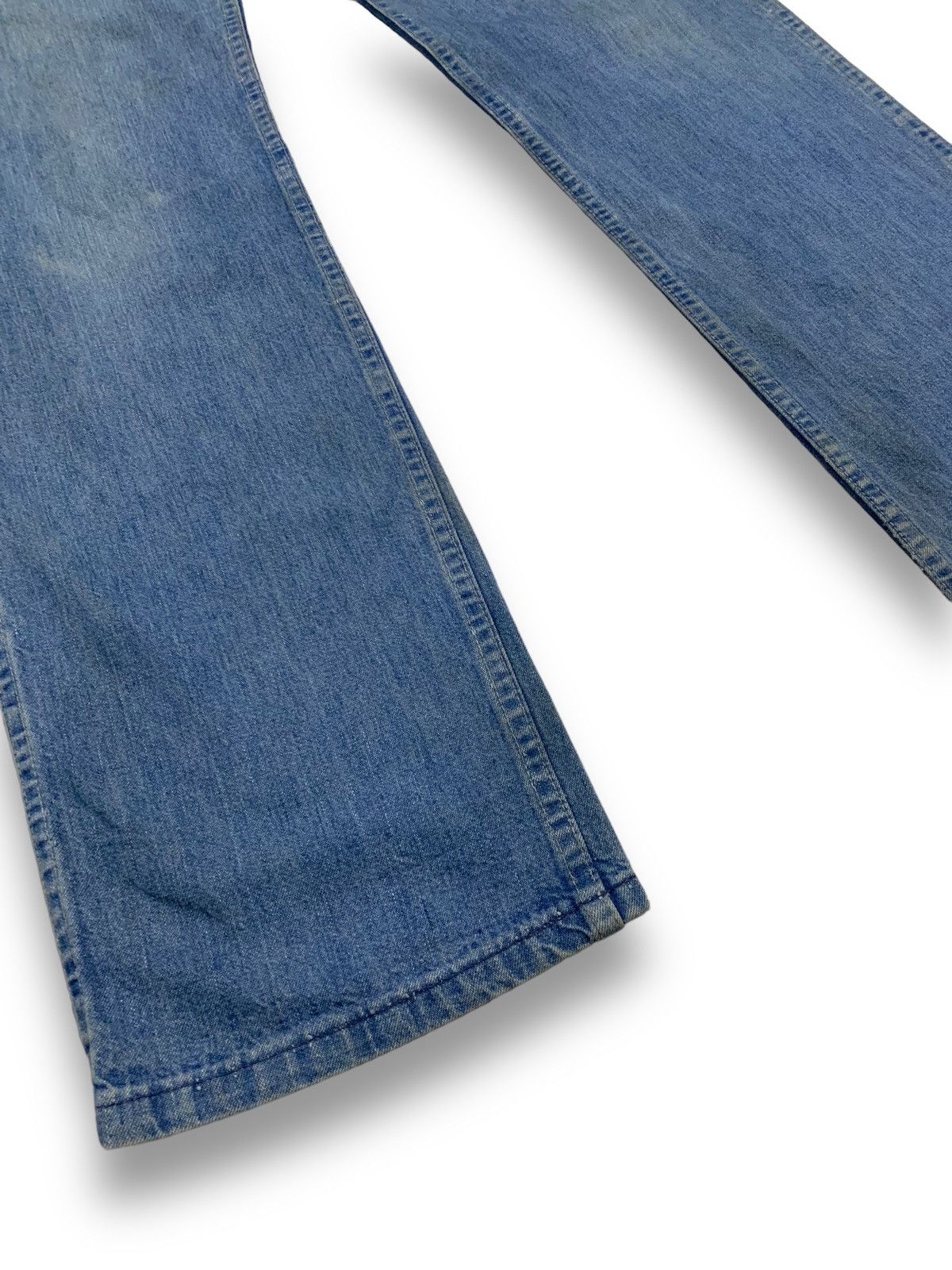 Oshkosh Vintage 90s Oshkosh BGosh Faded Denim Carpenter Overalls Size US 29 - 14 Thumbnail