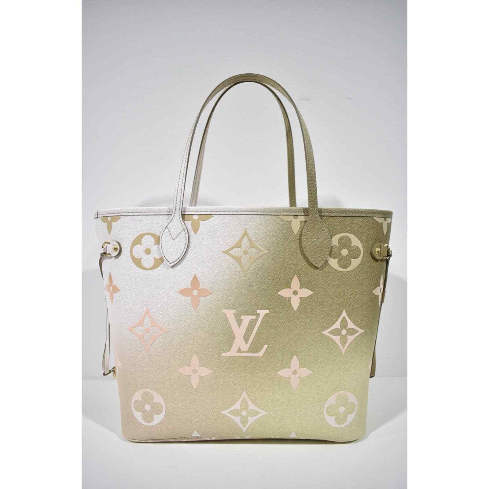 Louis Vuitton Louis Vuitton Neverfull Beige Tote Top Handle Shoulder Bag Size ONE SIZE - 2 Thumbnail