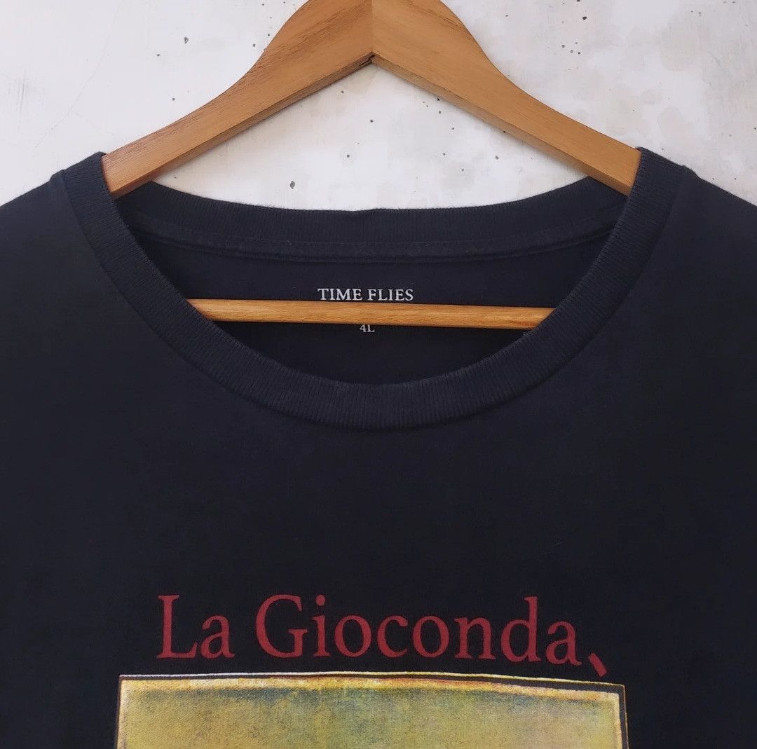 Other Time Flies Leonardo da Vinci 'Mona Lisa' Art Long Sleeve Size US XL / EU 56 / 4 - 5 Thumbnail