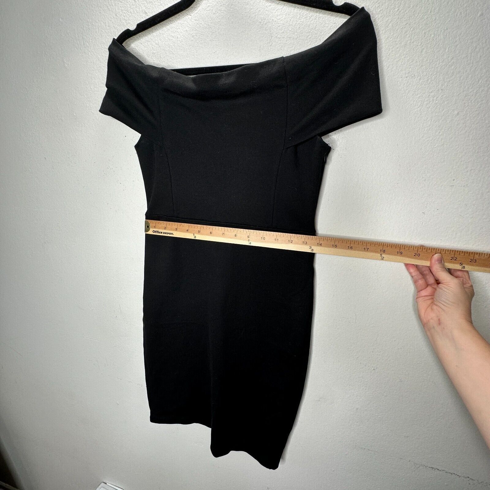 Zara Zara Sexy Black Off-Shoulder Bandeau bodycon Dress Medium Size M / US 6-8 / IT 42-44 - 10 Thumbnail