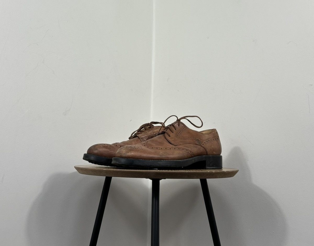 Tod's Tod’s Men’s Brown Lace-Up Formal Leather Oxford Brogue Shoes Size US 9 / EU 42 - 8 Thumbnail