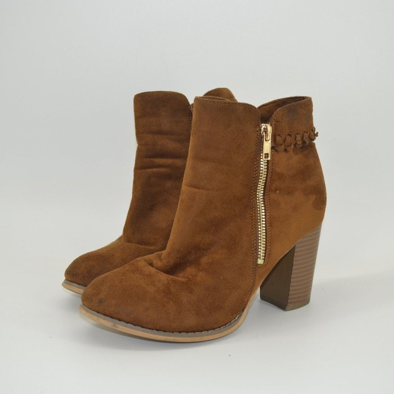 Other Via Pinky Collection women's Brown Faux Leather Bootie 7.5 Size US 7.5 / IT 37.5 - 1 Thumbnail